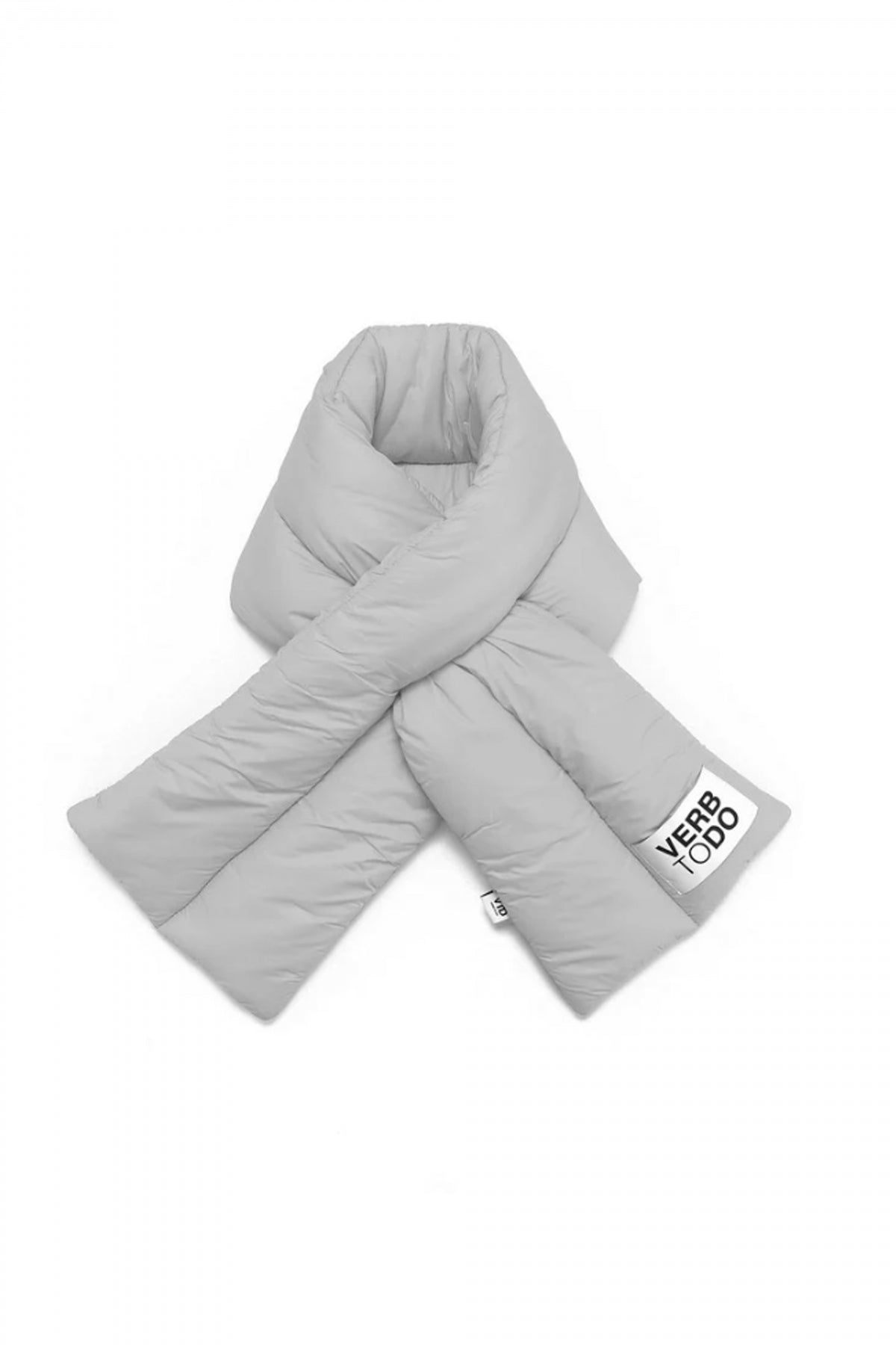 VERB TO DO SCARF NYLON PUFFER en color GRIS  (1)