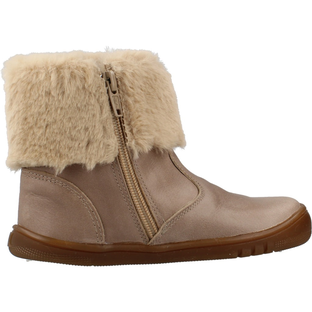 PIRUFLEX PF  BOTA CUELLO PELO en color BEIS  (4)
