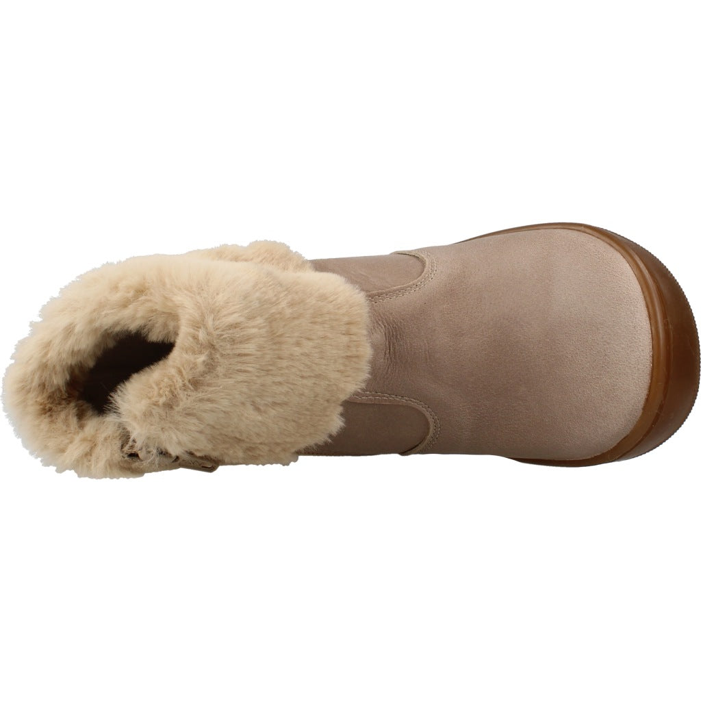 PIRUFLEX PF  BOTA CUELLO PELO en color BEIS  (7)