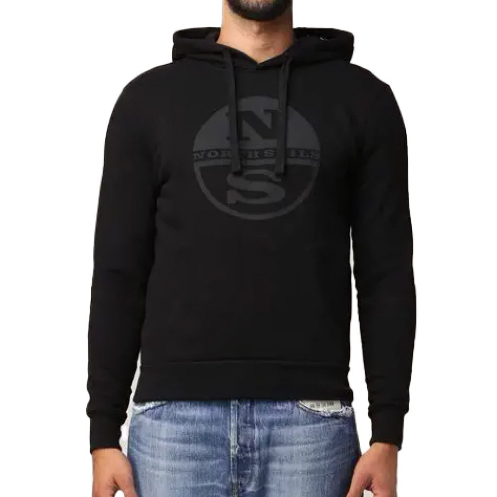 NORTH SAILS HOODED SWEATER en color NEGRO  (2)