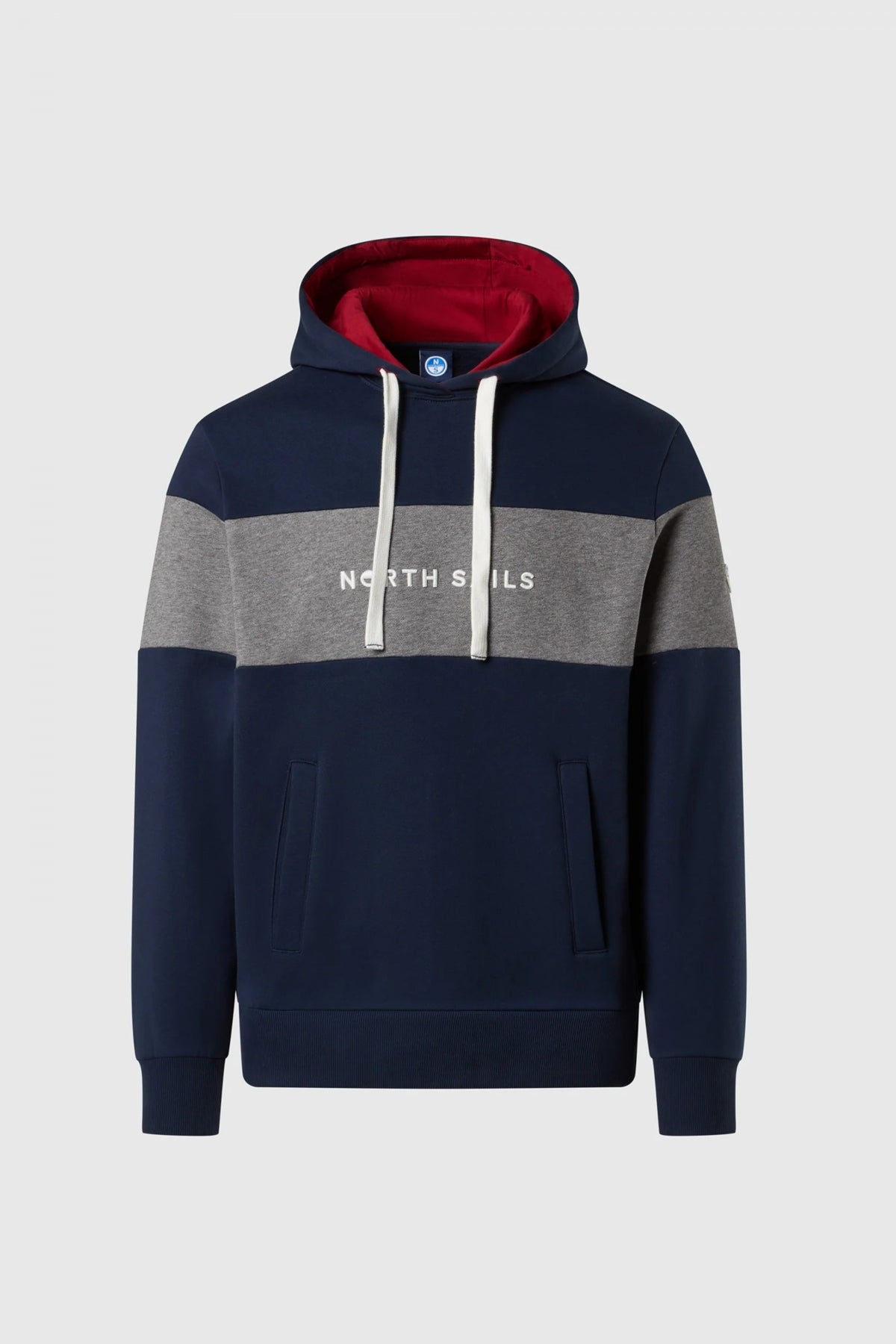 NORTH SAILS HOODED SWEATER en color AZUL  (2)