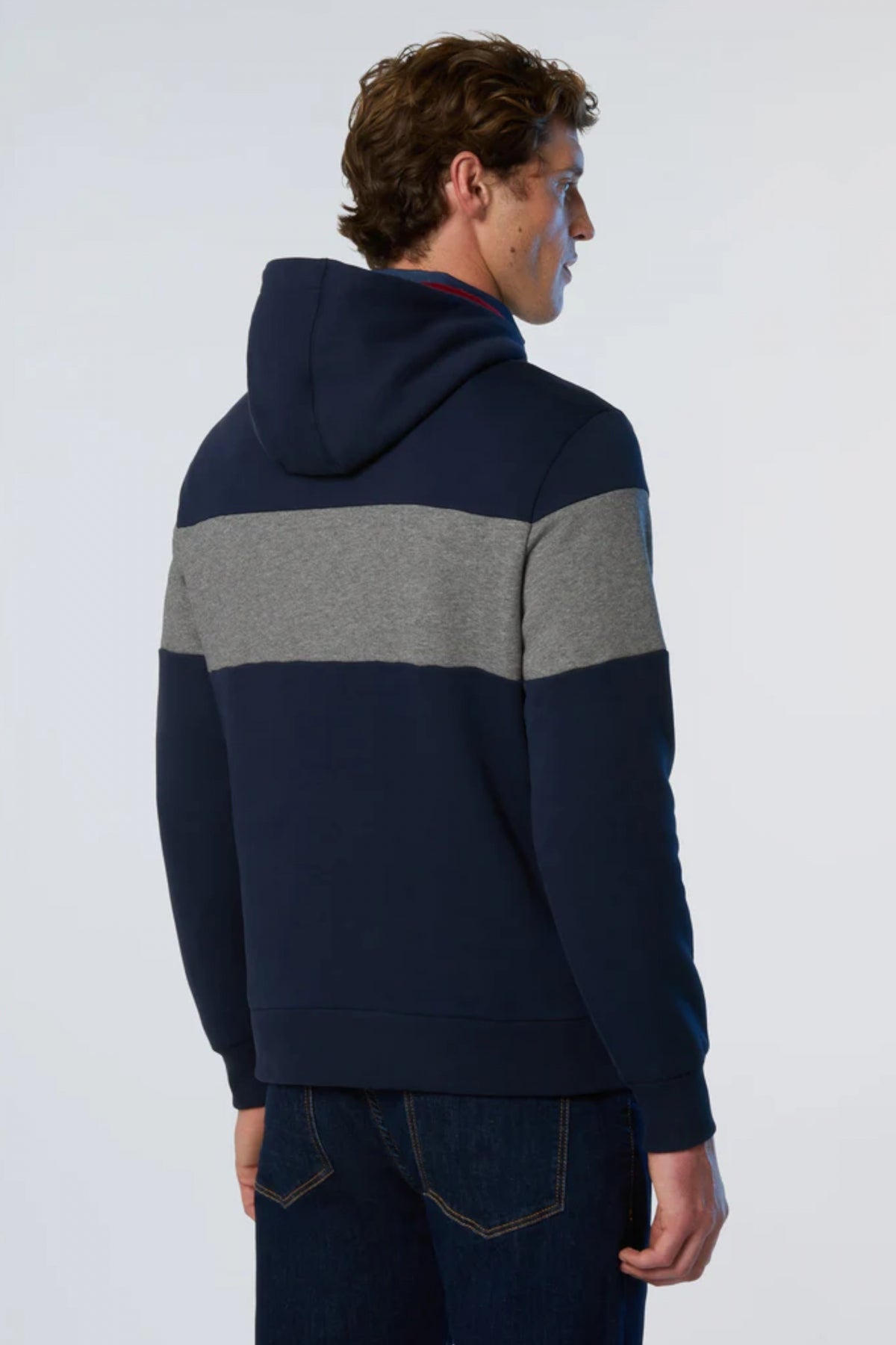 NORTH SAILS HOODED SWEATER en color AZUL  (3)