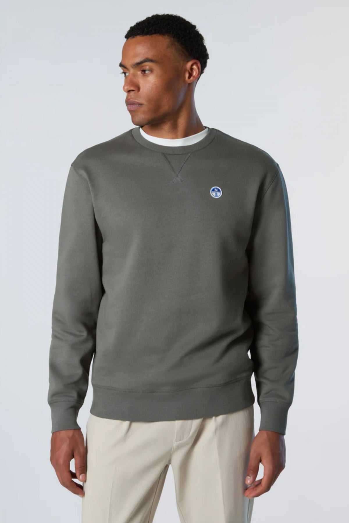 NORTH SAILS CREWNECK SWEATSHIRT en color VERDE  (1)