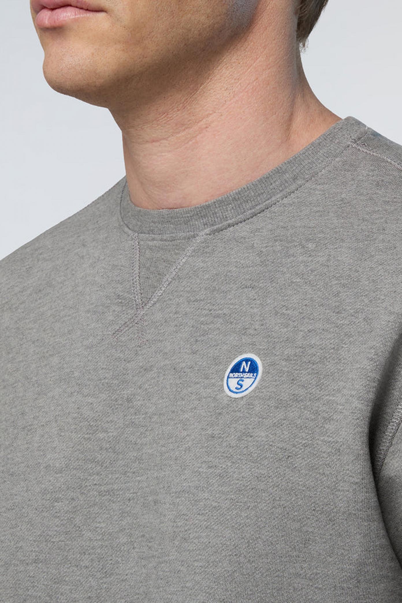 NORTH SAILS CREWNECK SWEATSHIRT en color GRIS  (4)