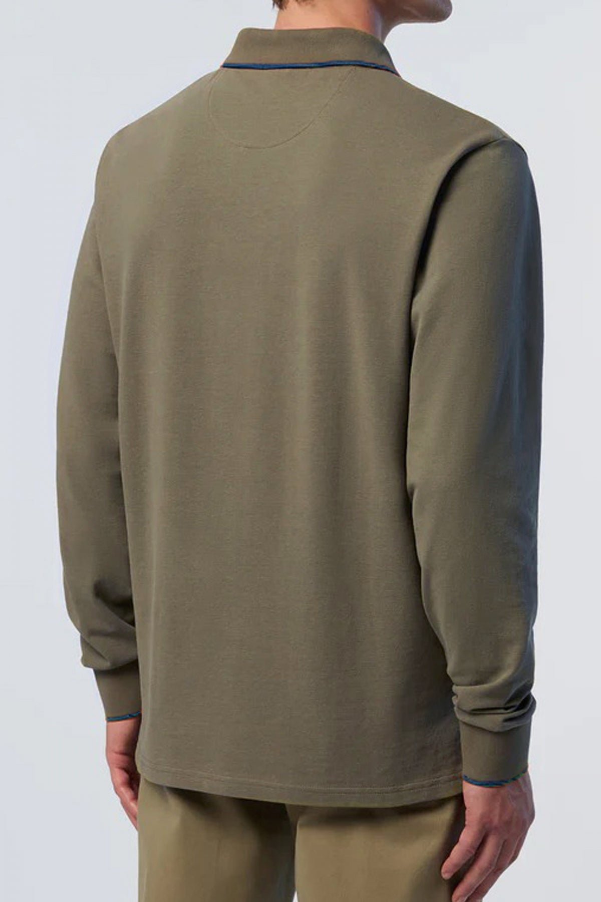 NORTH SAILS POLO LONG SLEEVE en color VERDE  (3)