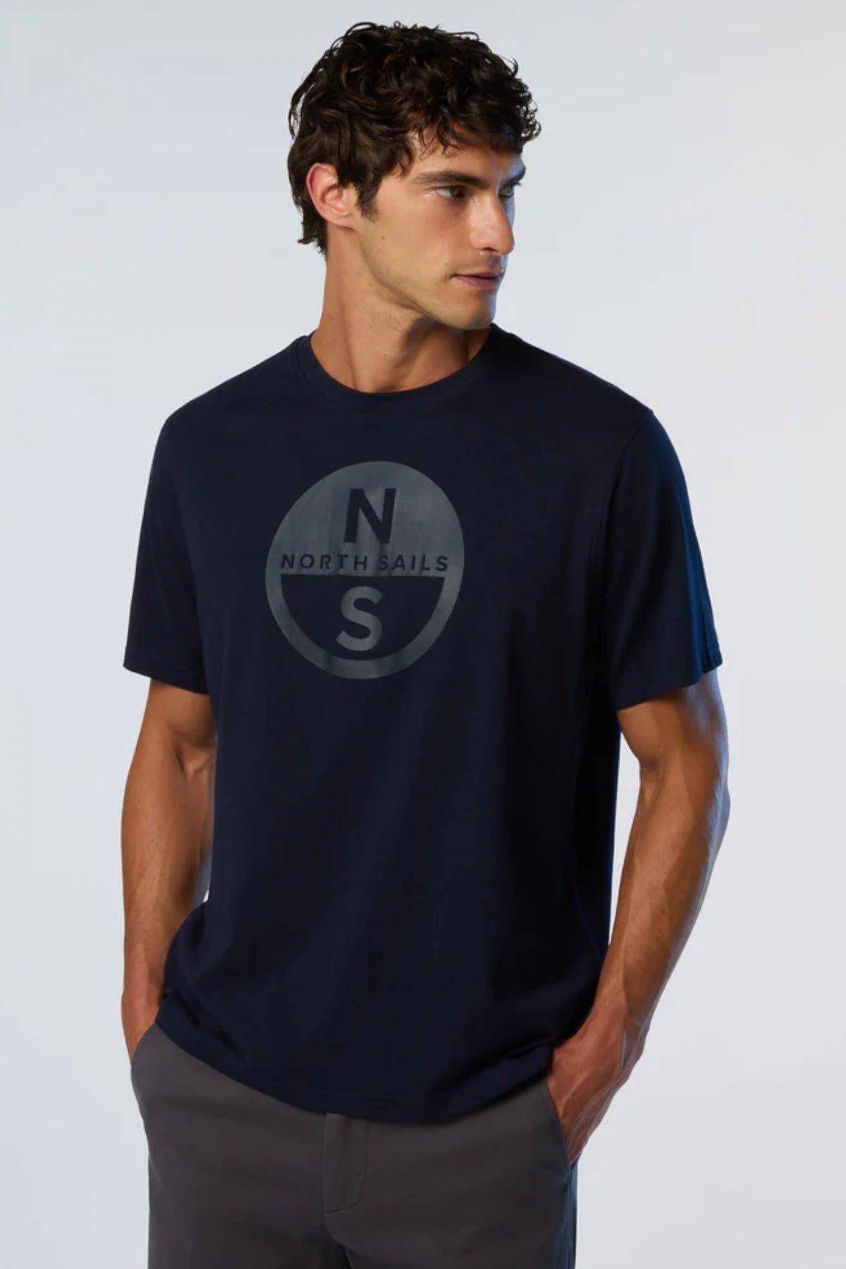 NORTH SAILS T SHIRT SHORT SLEEVE en color AZUL  (1)
