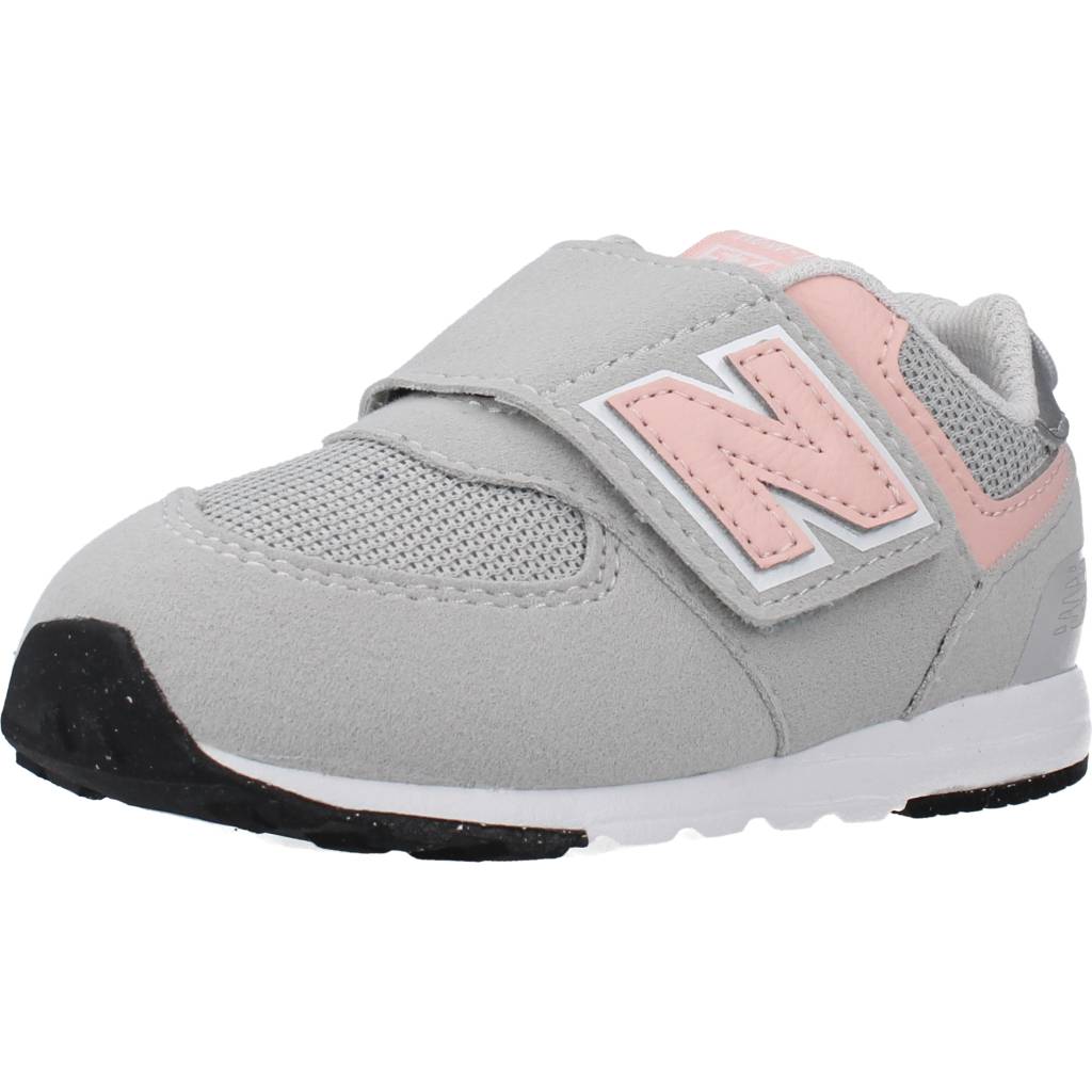 NEW BALANCE  NEW- B HOOK & LOOP en color GRIS  (1)