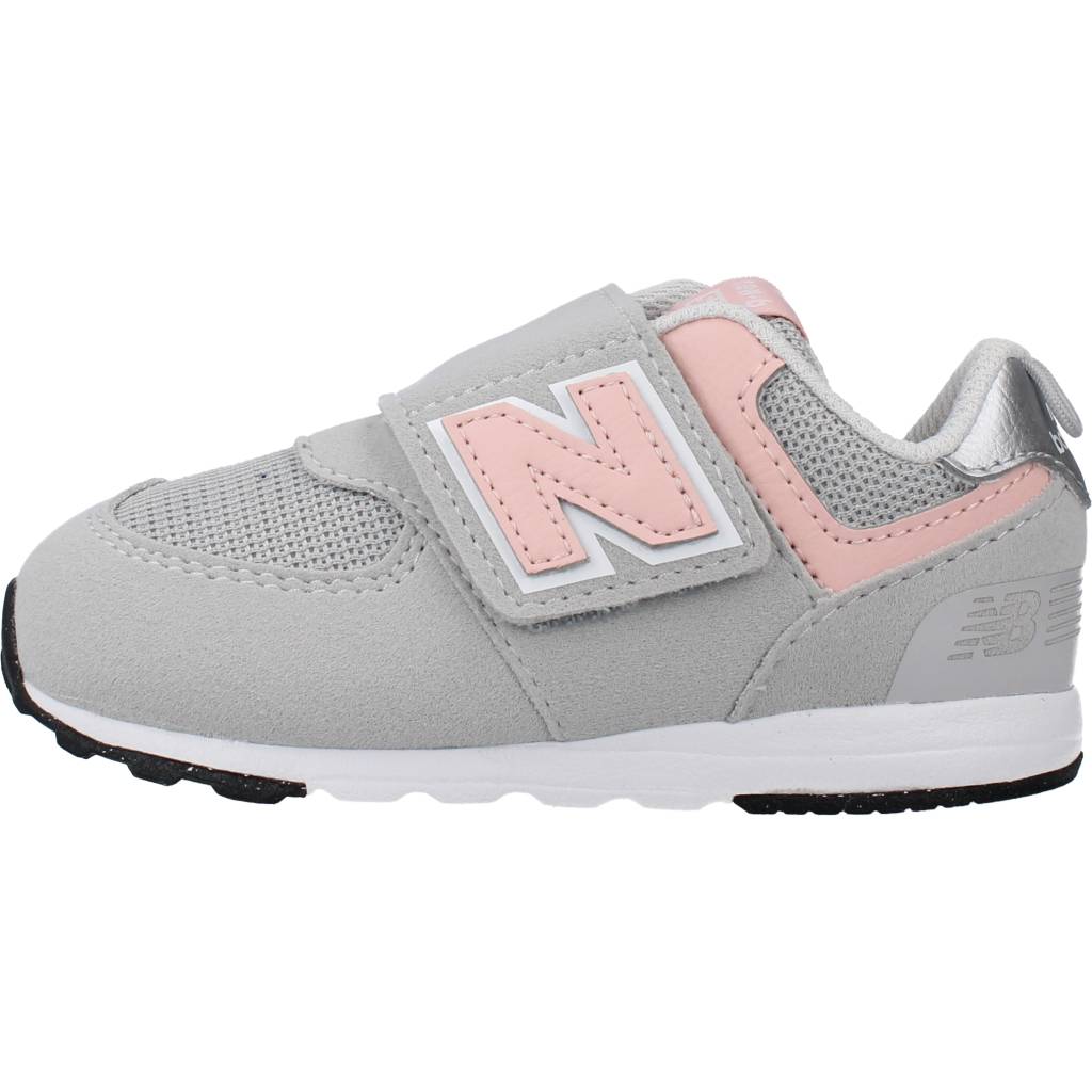 NEW BALANCE  NEW- B HOOK & LOOP en color GRIS  (2)