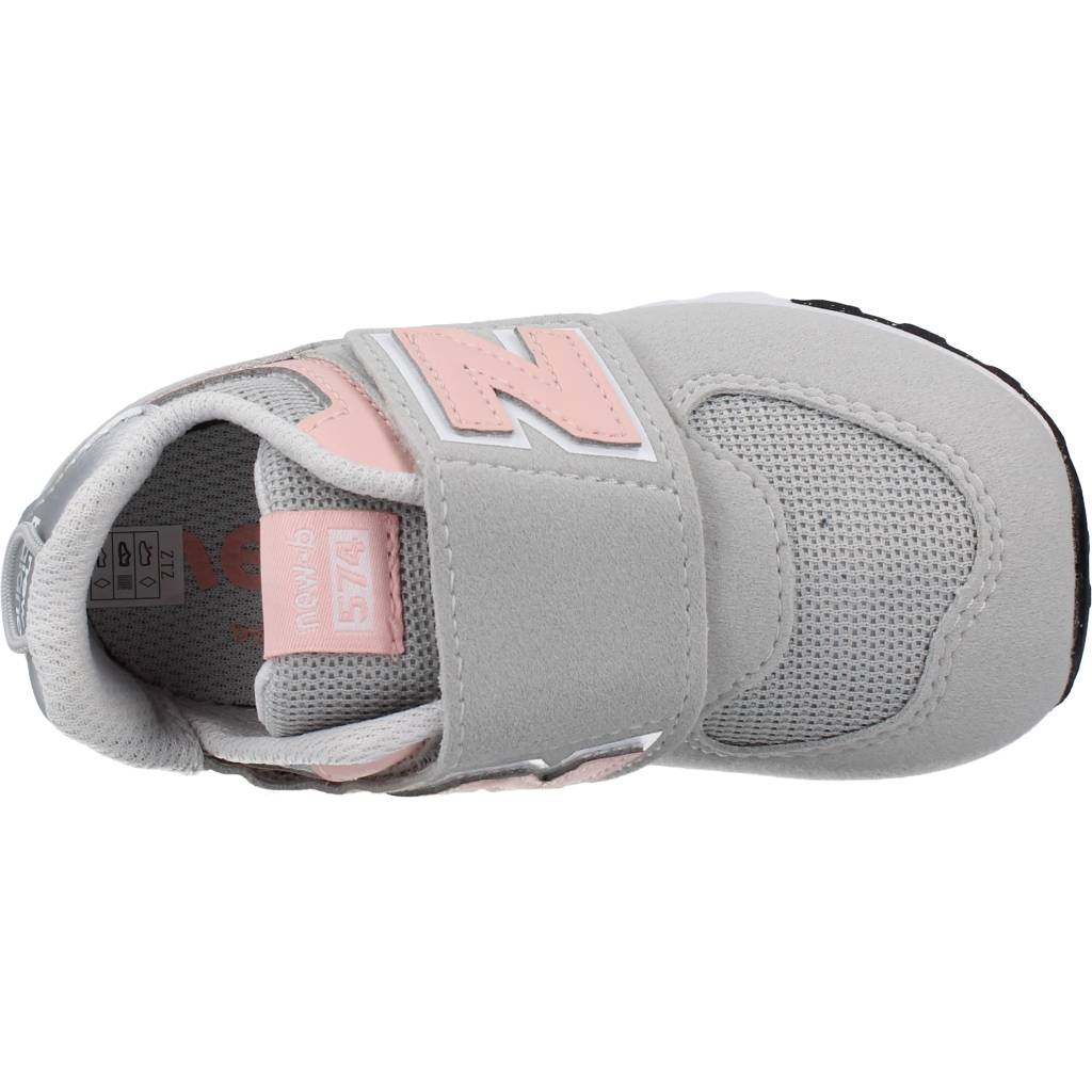 NEW BALANCE  NEW- B HOOK & LOOP en color GRIS  (7)