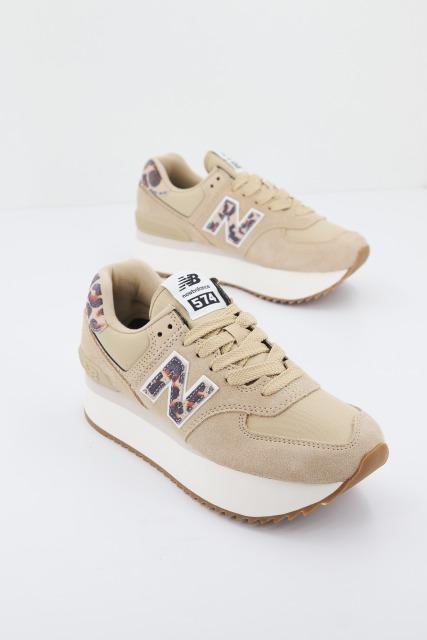 NEW BALANCE WL ZDC en color MARRON CLARO  (2)