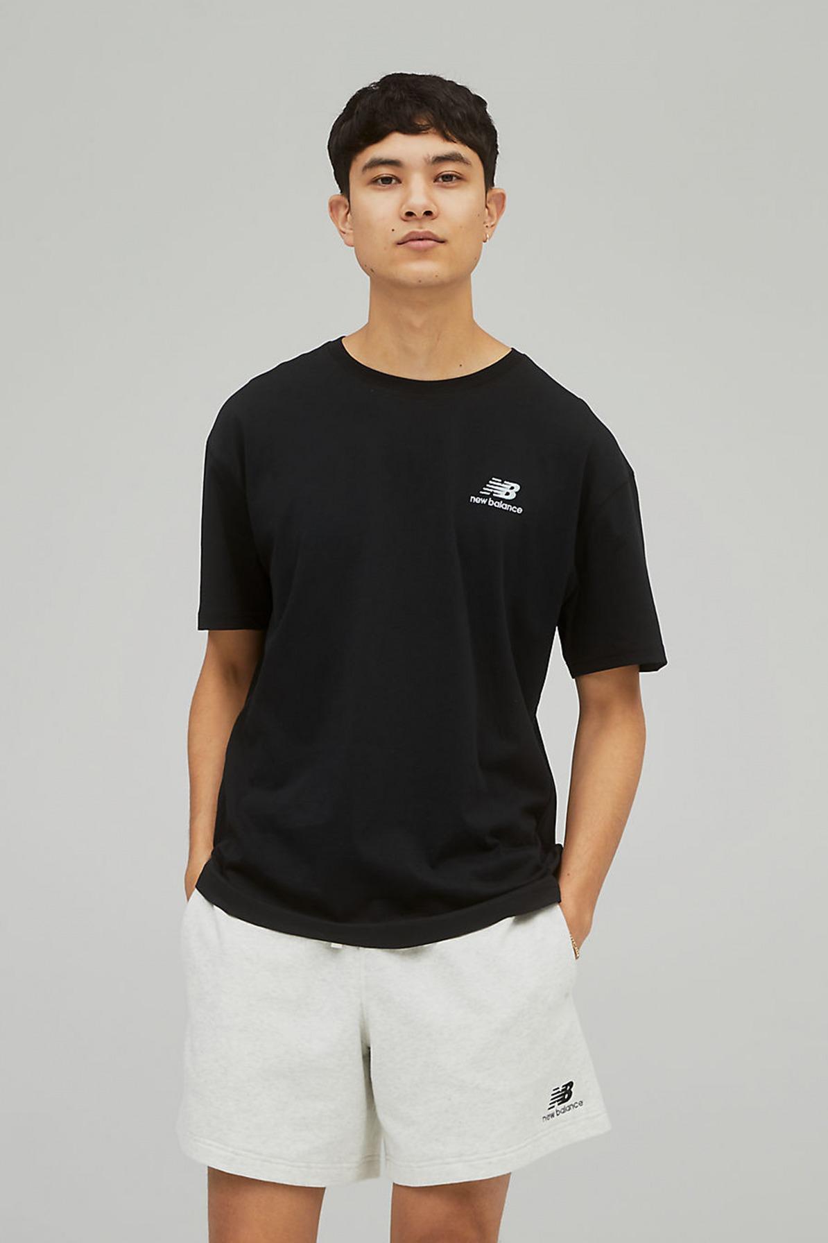 NEW BALANCE UNI-SSENTIALS COTTON en color NEGRO  (1)