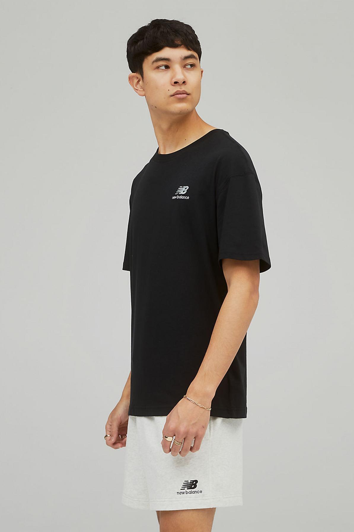 NEW BALANCE UNI-SSENTIALS COTTON en color NEGRO  (2)