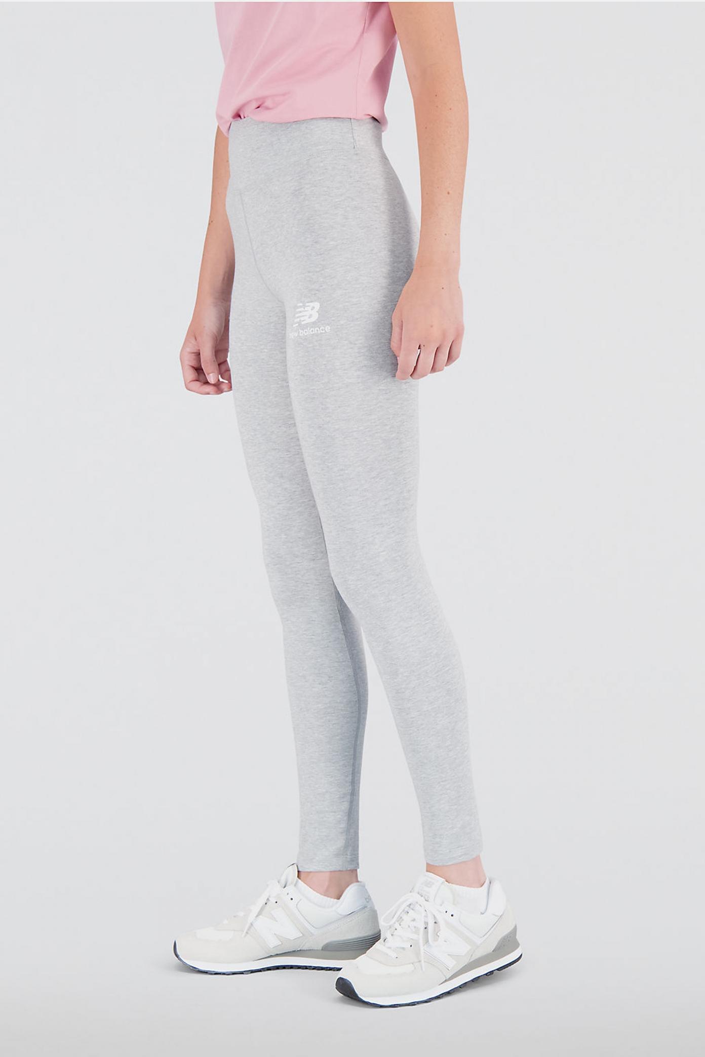 NEW BALANCE COTTON HIGH RISE LEGGING en color GRIS  (2)