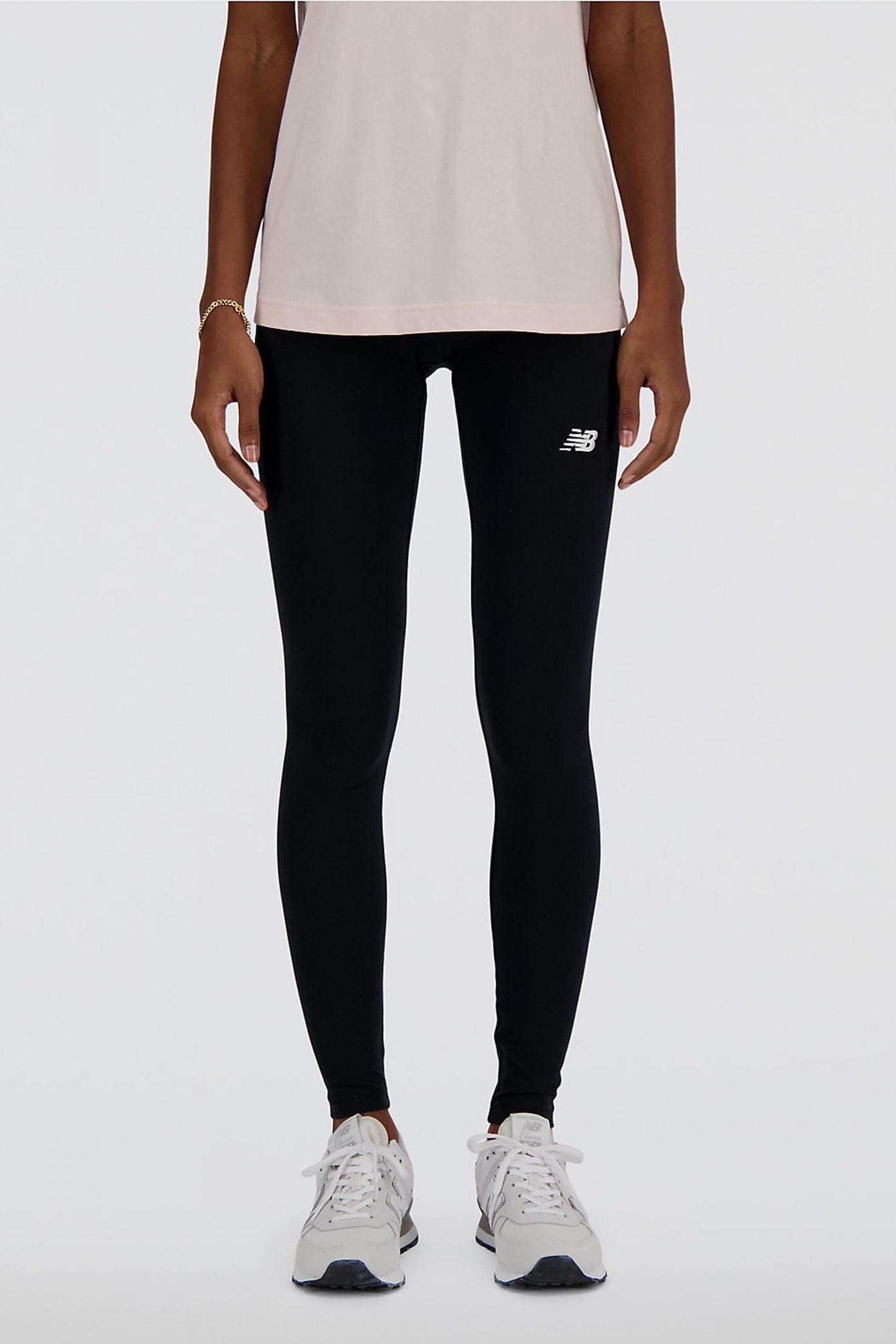 NEW BALANCE COTTON HIGH RISE LEGGING en color NEGRO  (1)