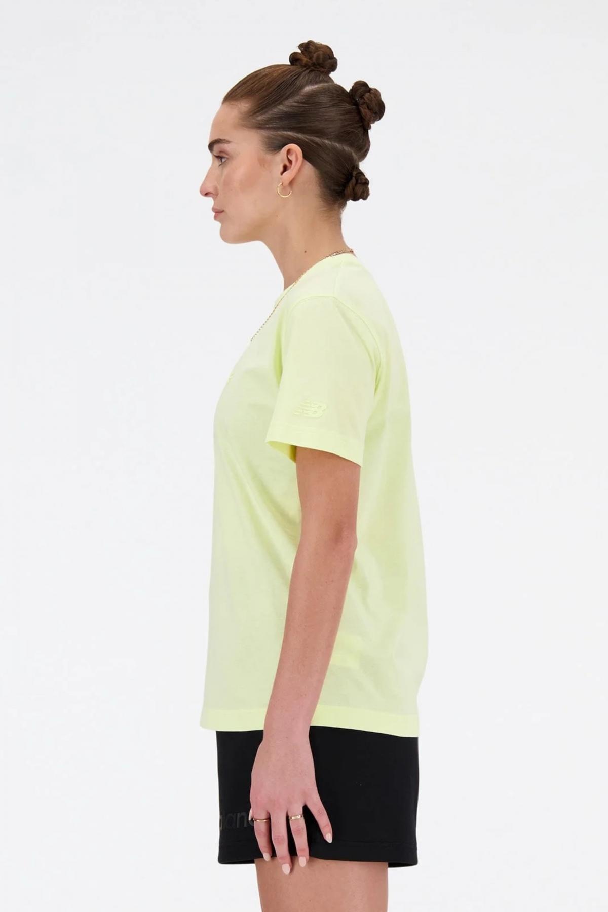 NEW BALANCE HYPER DENSITY JERSEY T-SHIRT en color AMARILLO  (2)