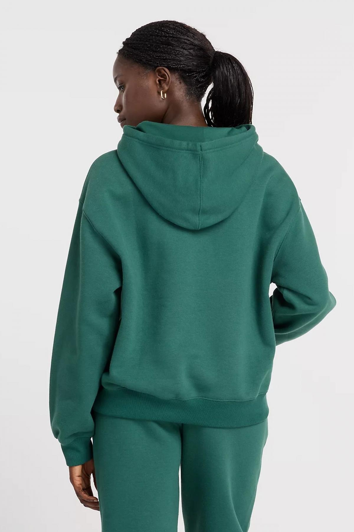 NEW BALANCE GRAPHIC FLEECE HOODIE en color VERDE  (3)