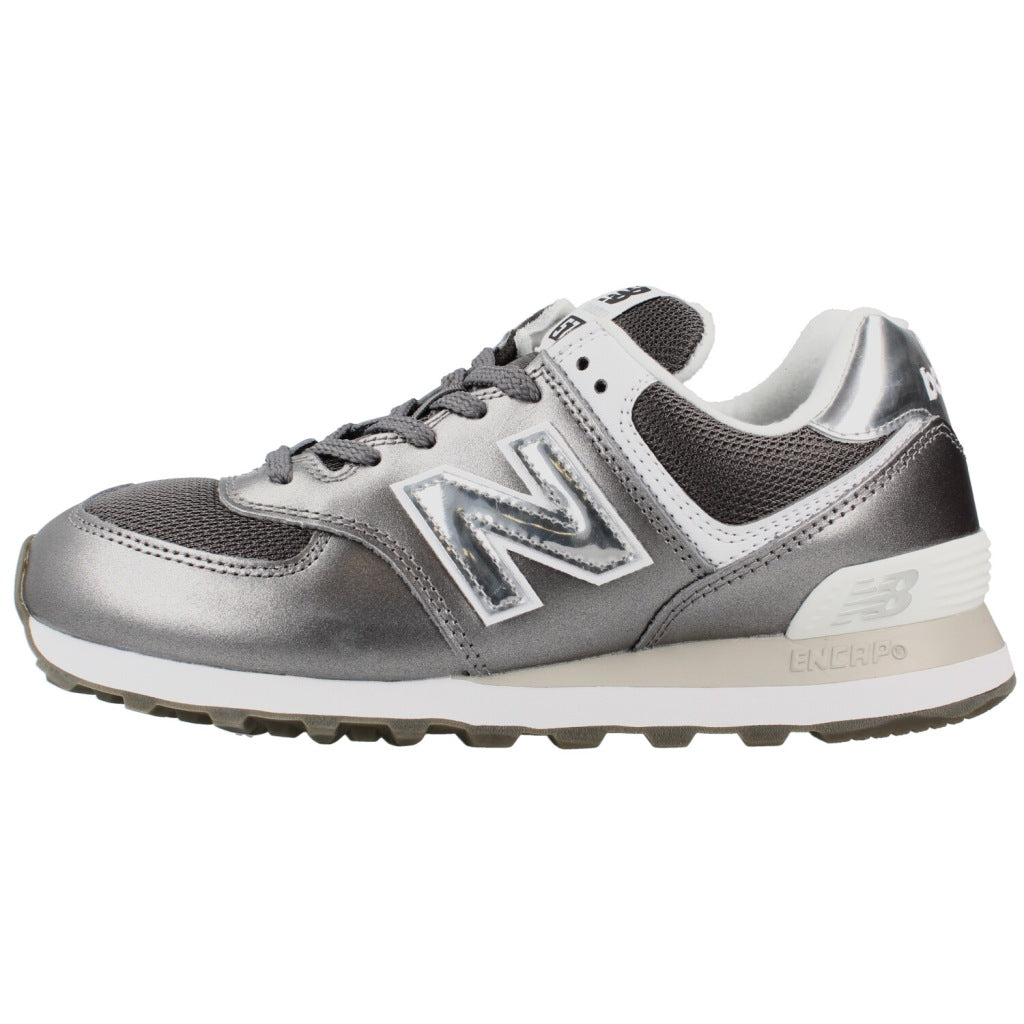 NEW BALANCE W DS DEPORTIVO en color PLATA  (2)
