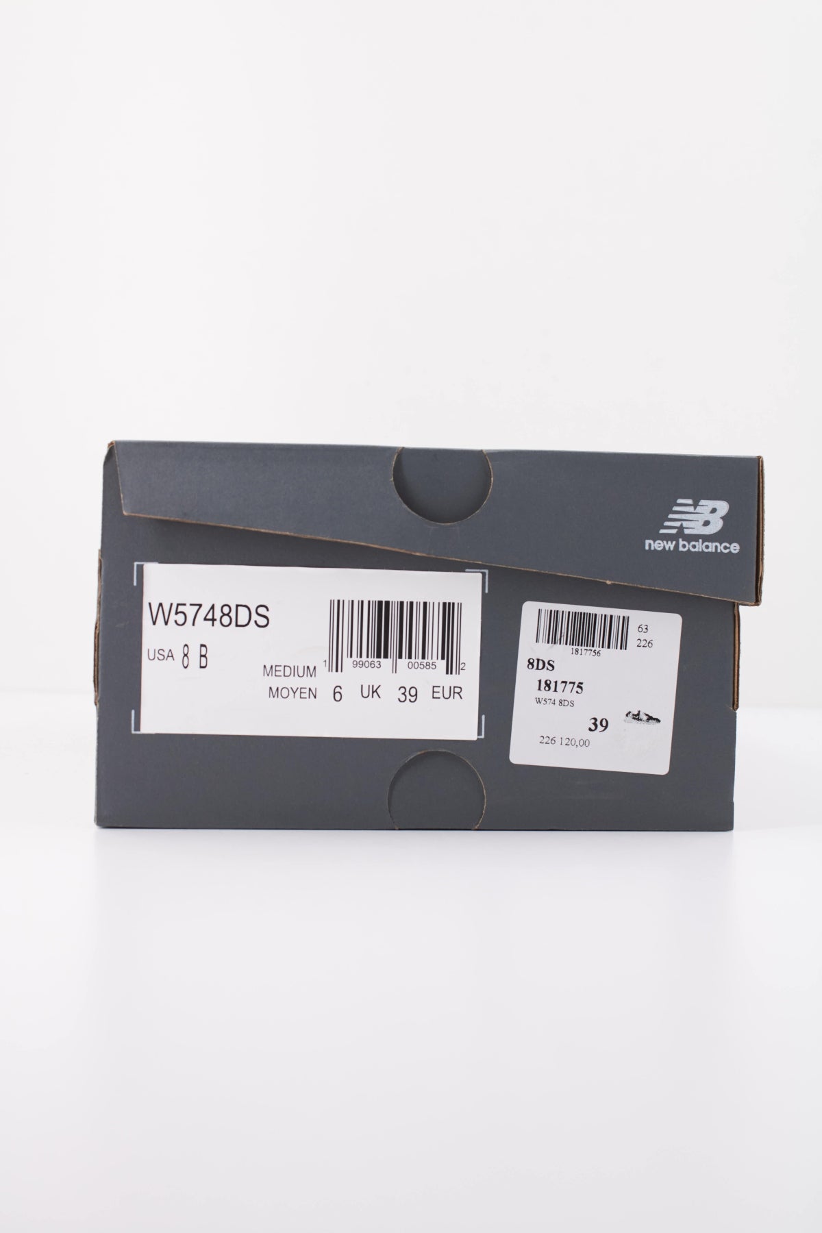 NEW BALANCE W DS DEPORTIVO en color PLATA  (6)