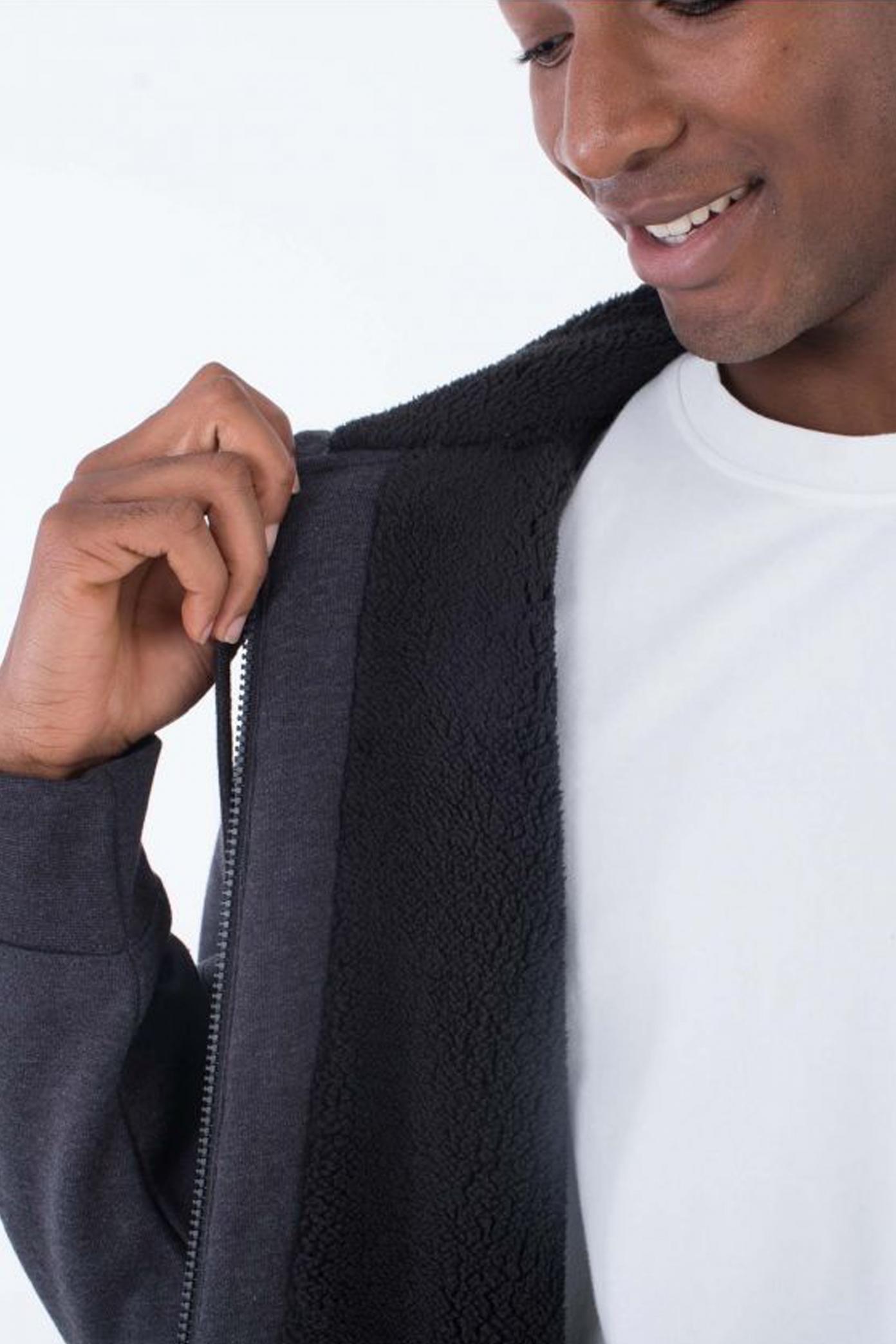 HURLEY ALPS ZIP FLEECE en color GRIS  (2)