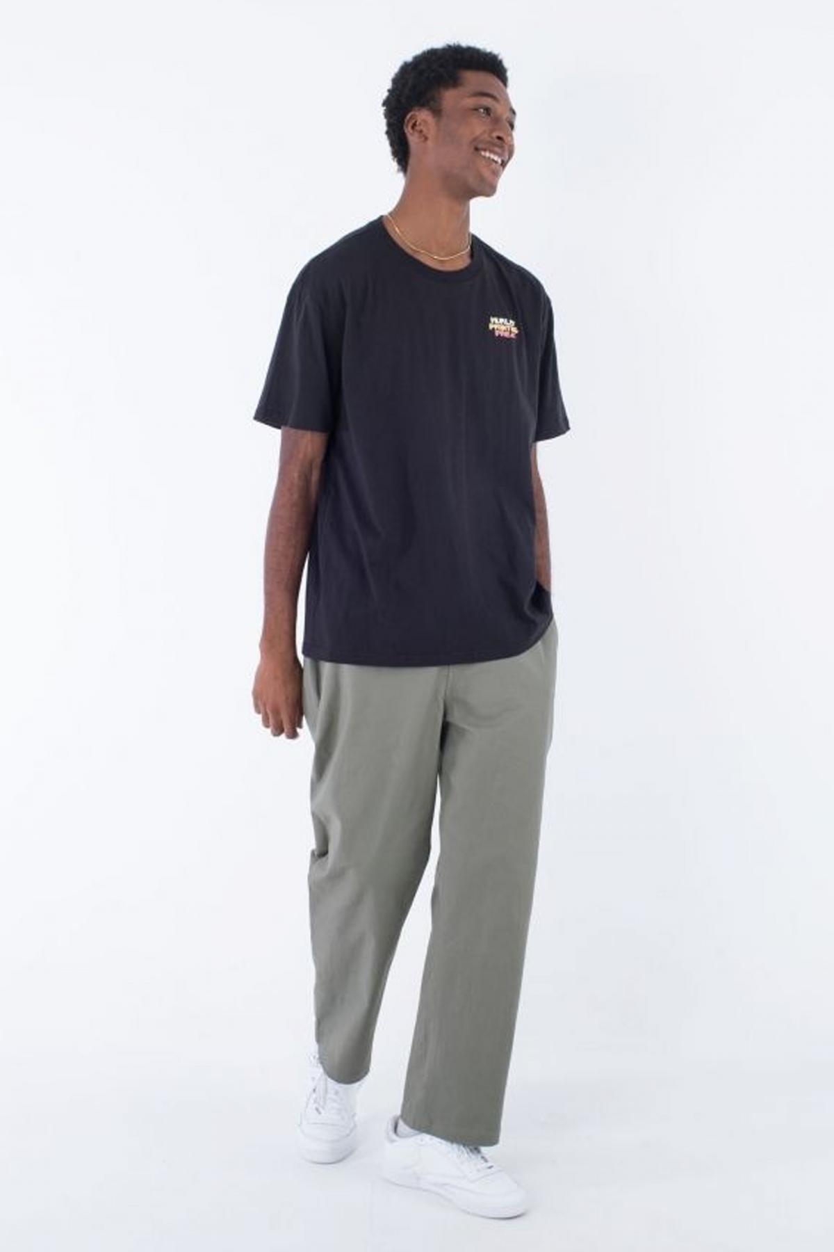HURLEY ORGANIC MARKS TEE en color NEGRO  (4)
