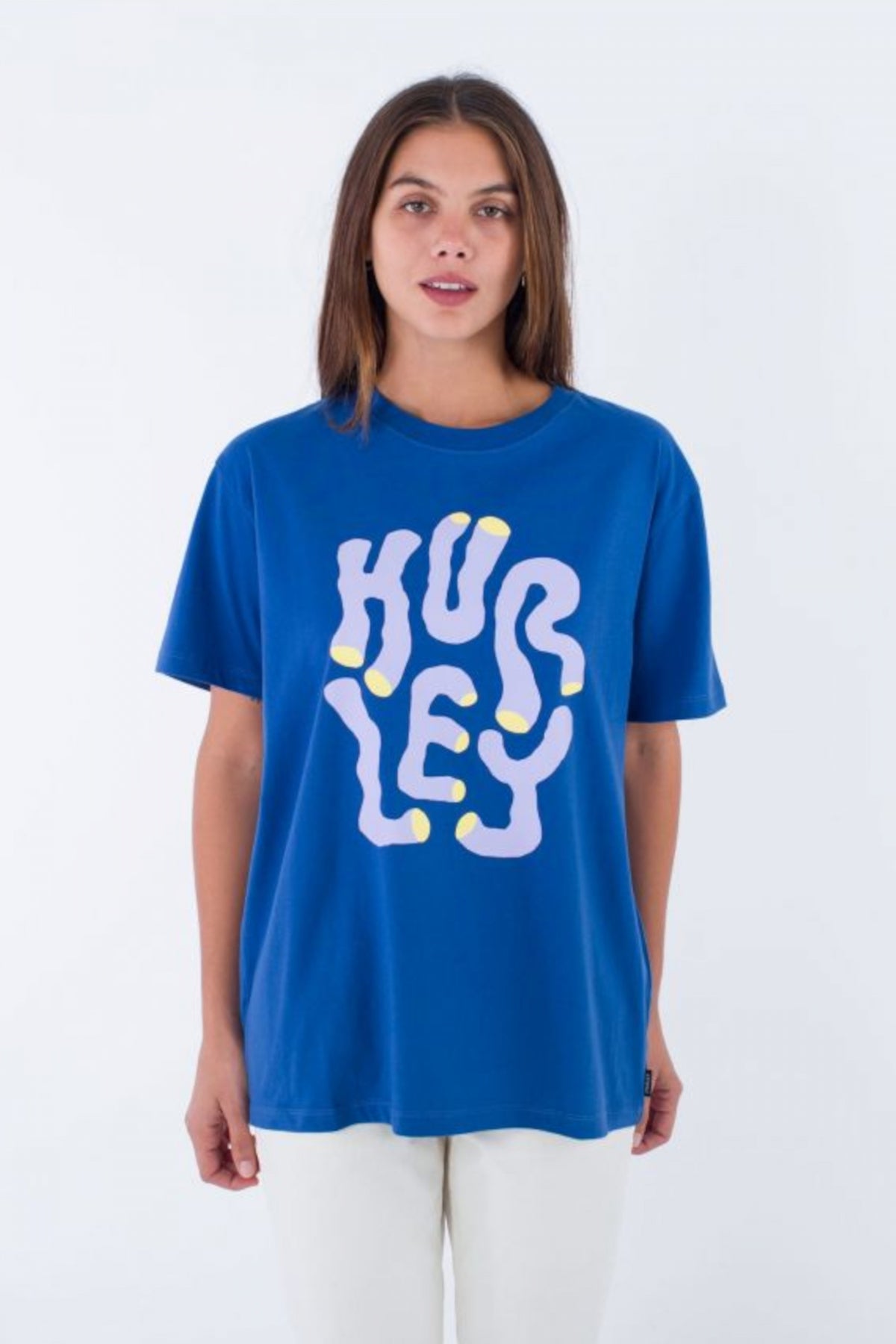 HURLEY YOKO TEE en color AZUL  (1)