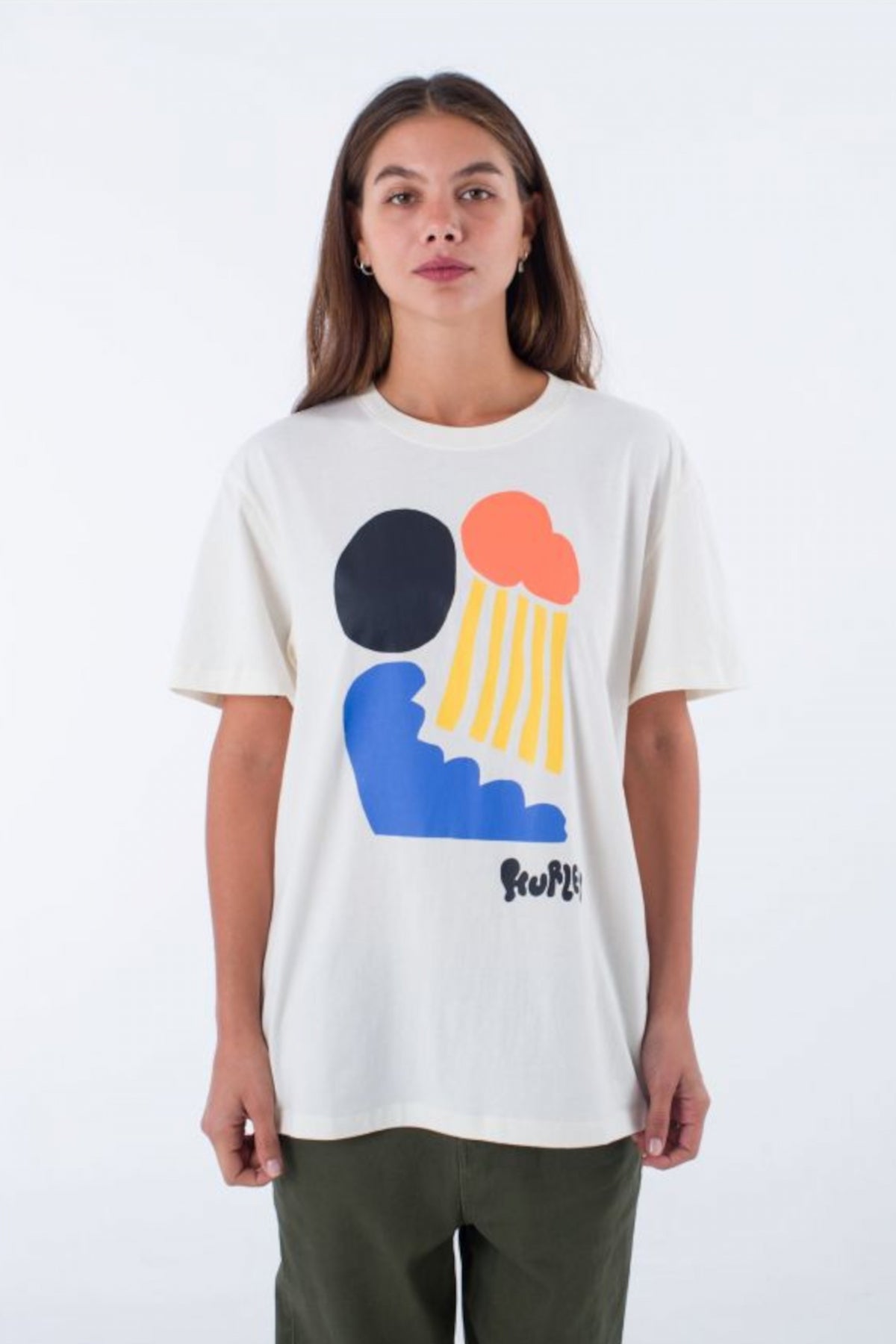 HURLEY YOKO SUN TEE en color BLANCO  (1)