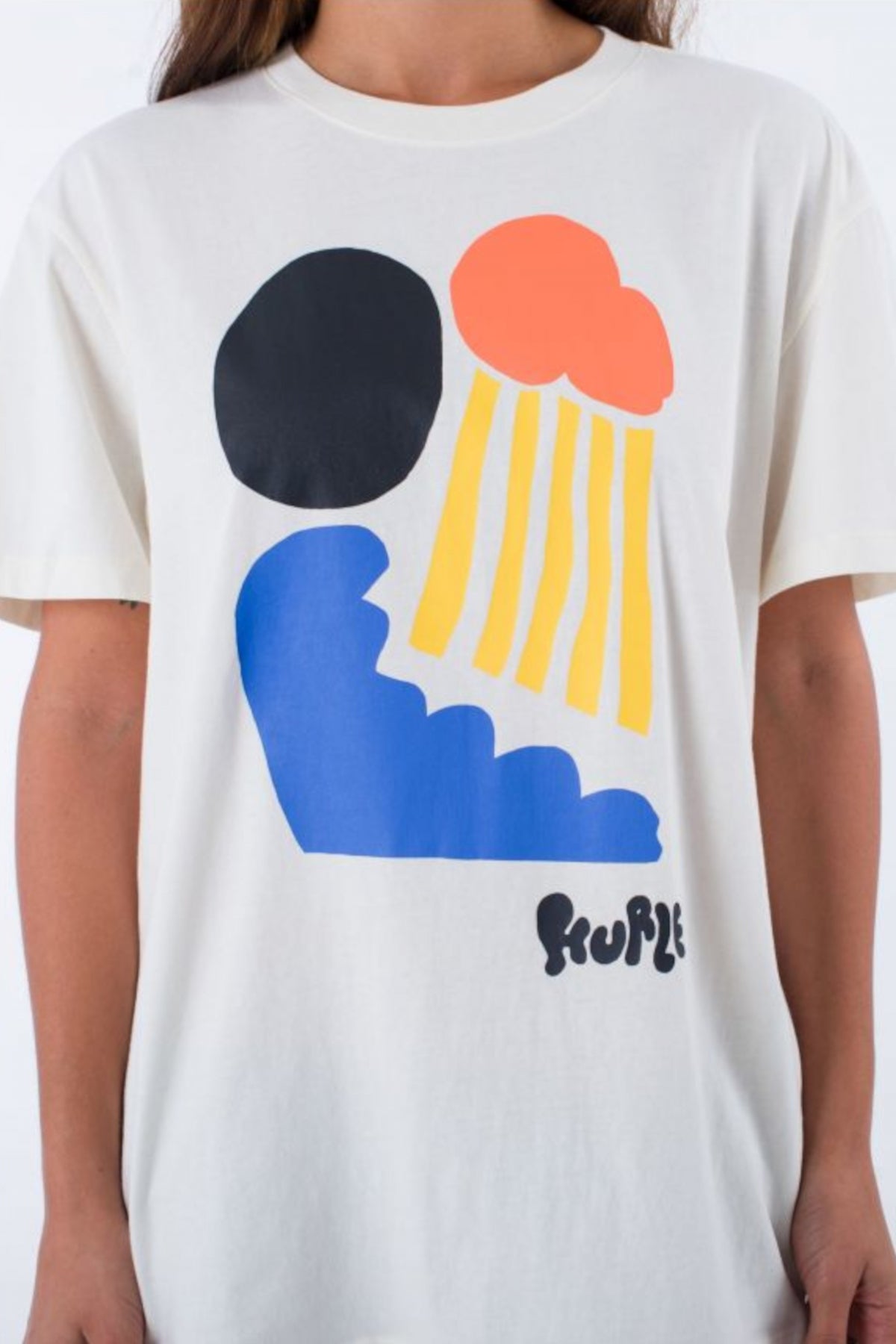 HURLEY YOKO SUN TEE en color BLANCO  (2)