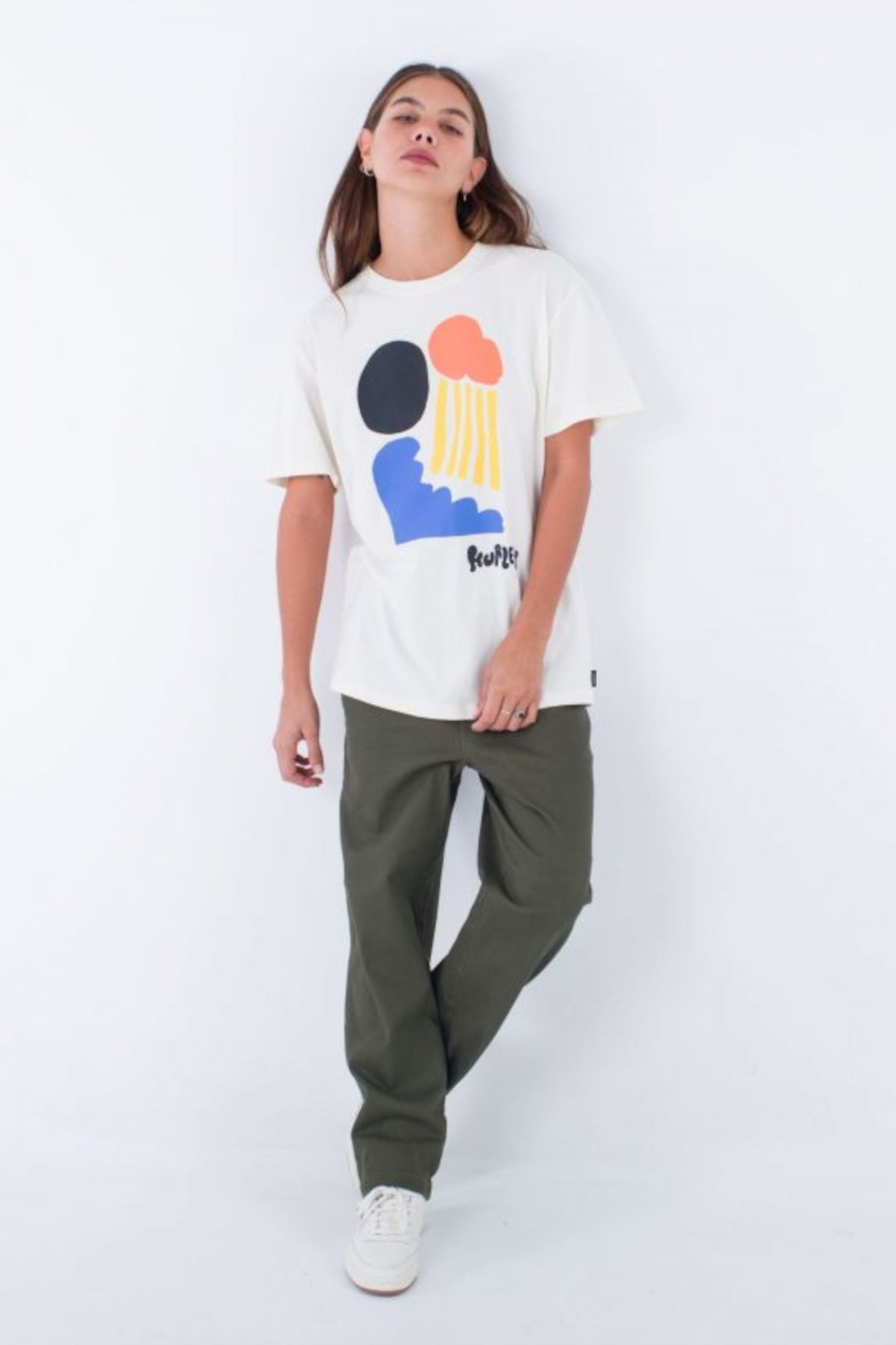 HURLEY YOKO SUN TEE en color BLANCO  (4)