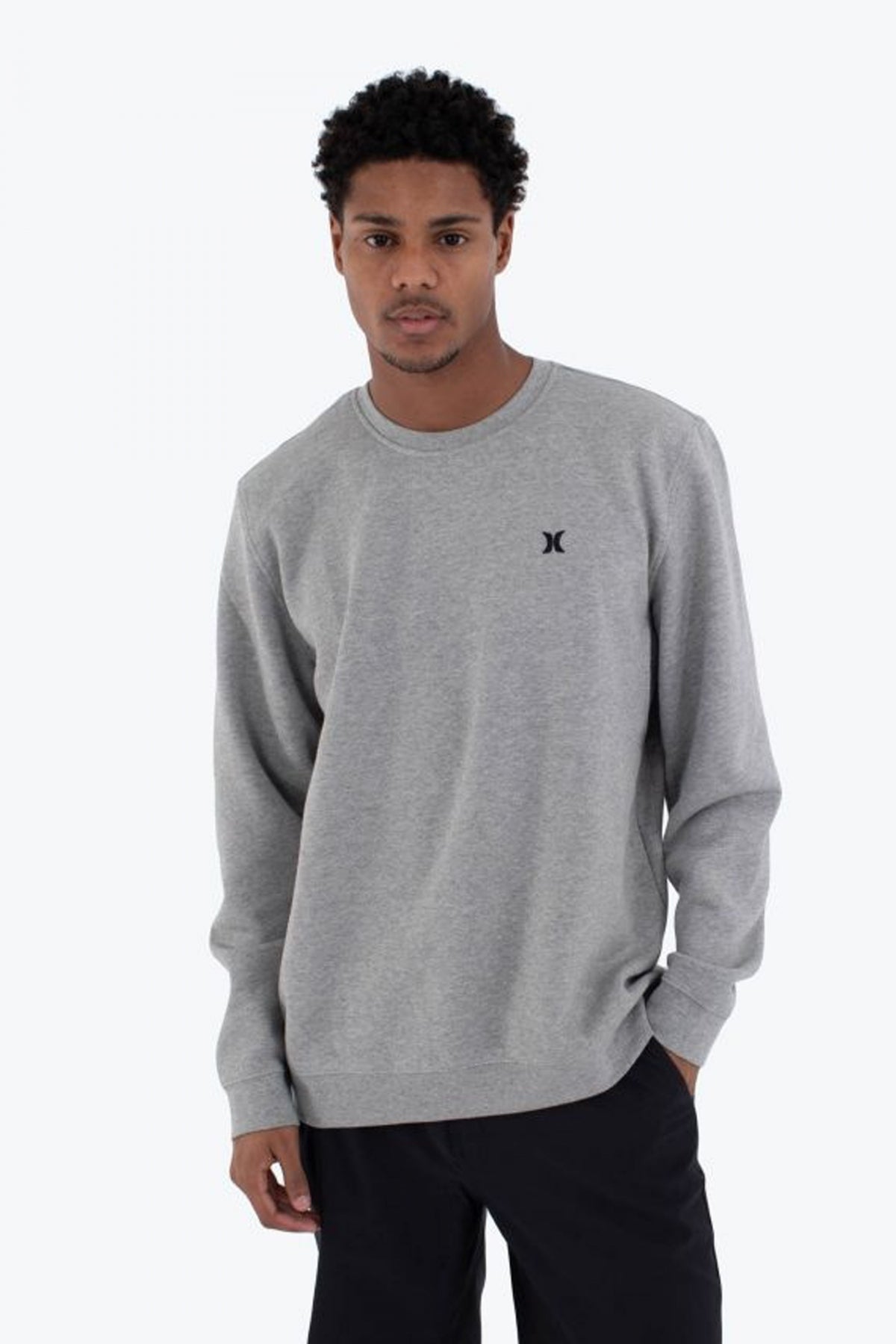 HURLEY ICON CREW en color GRIS  (1)