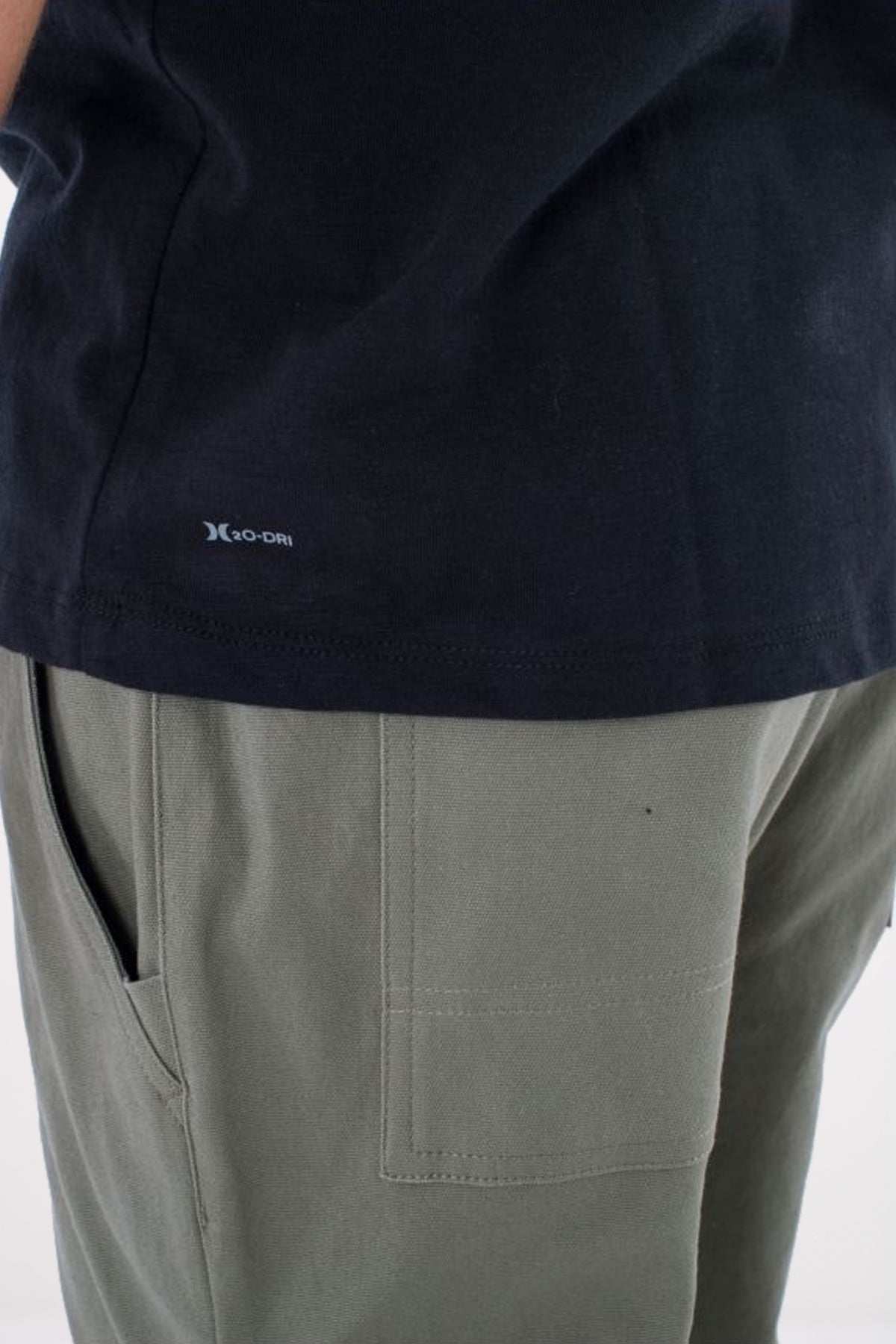 HURLEY ICON SLUB POLO SS en color AZUL  (4)