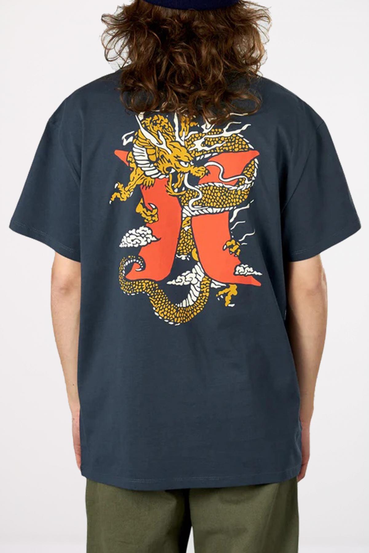 HURLEY DRAGON LAGOON SS en color AZUL  (2)