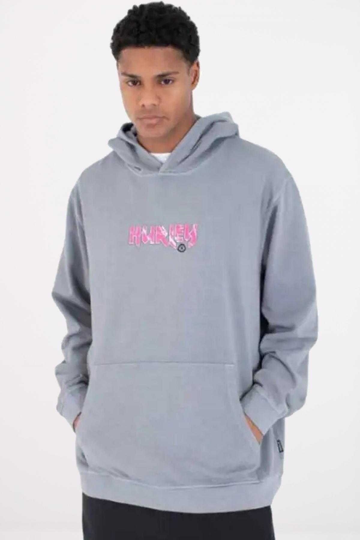 HURLEY M WAVE ADDICTION HOOD en color GRIS  (1)