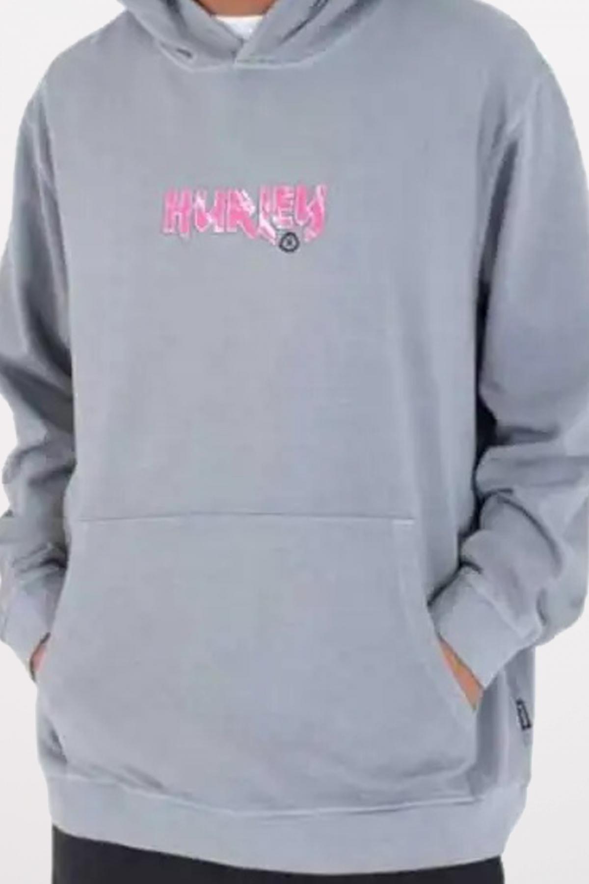 HURLEY M WAVE ADDICTION HOOD en color GRIS  (2)