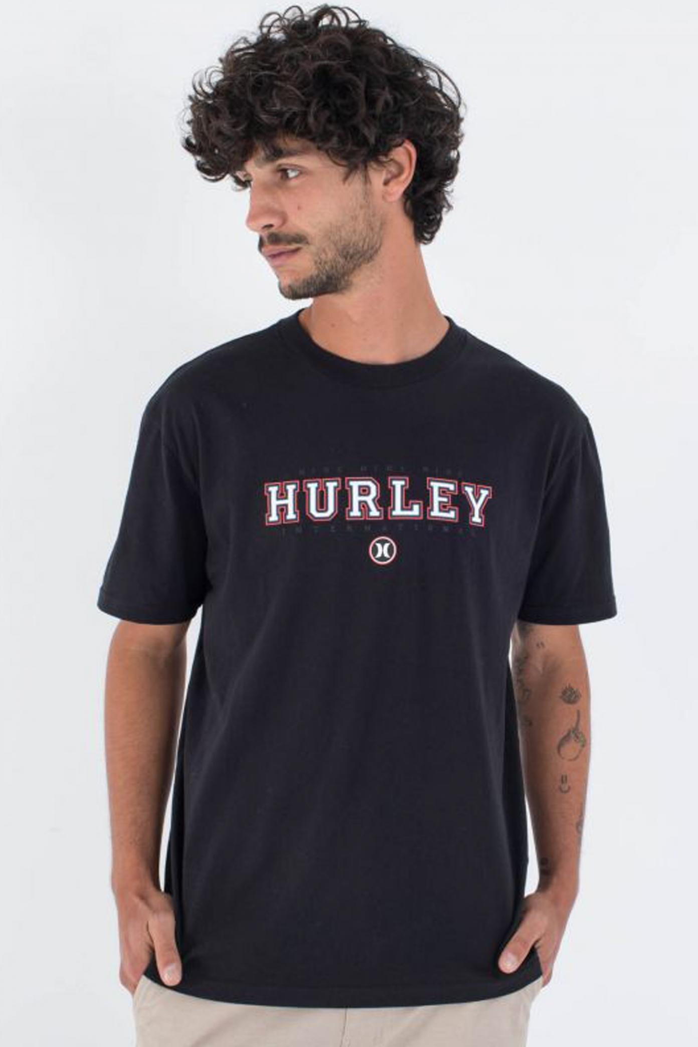 HURLEY ORGANIC BURNSIDE TEE en color AZUL  (1)