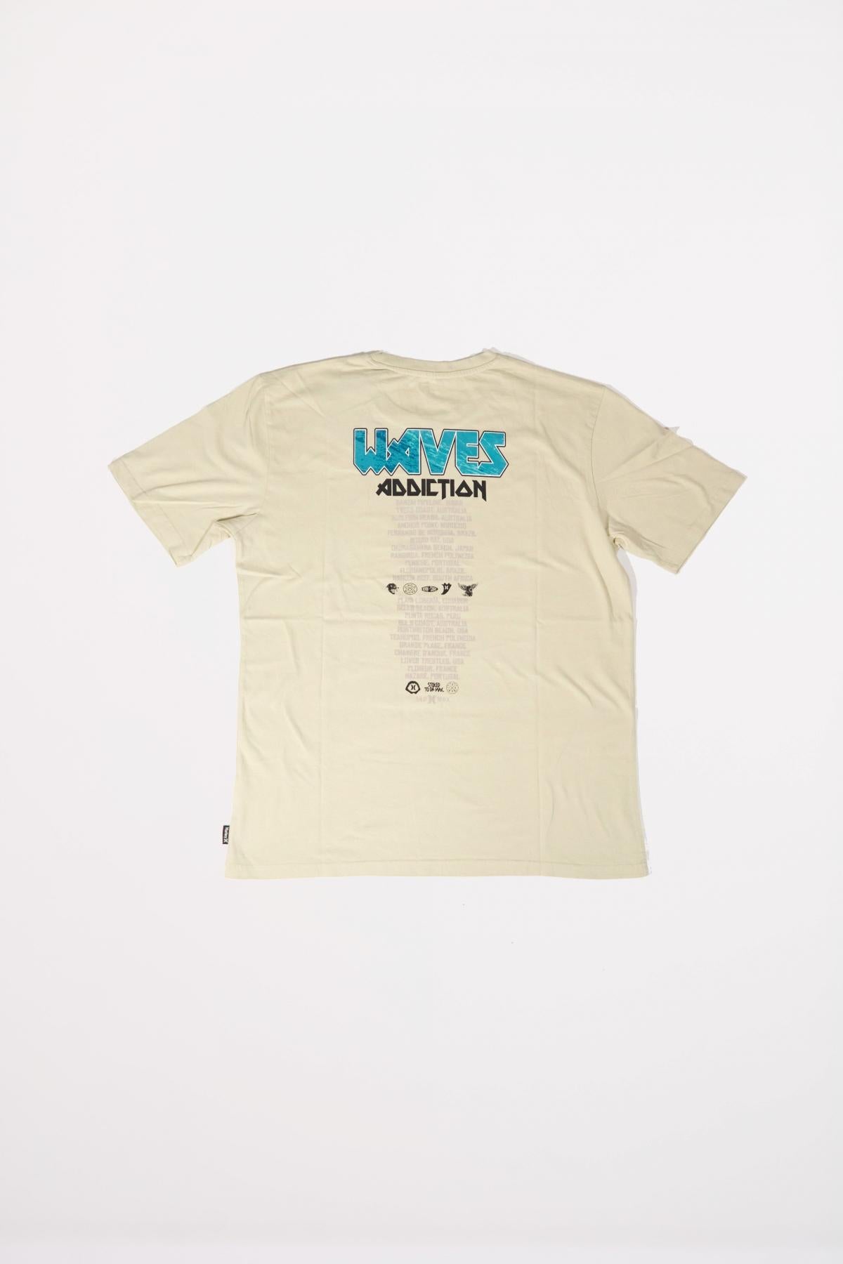 HURLEY  M WAVE ADDICTION SS TEE en color BEIS  (4)