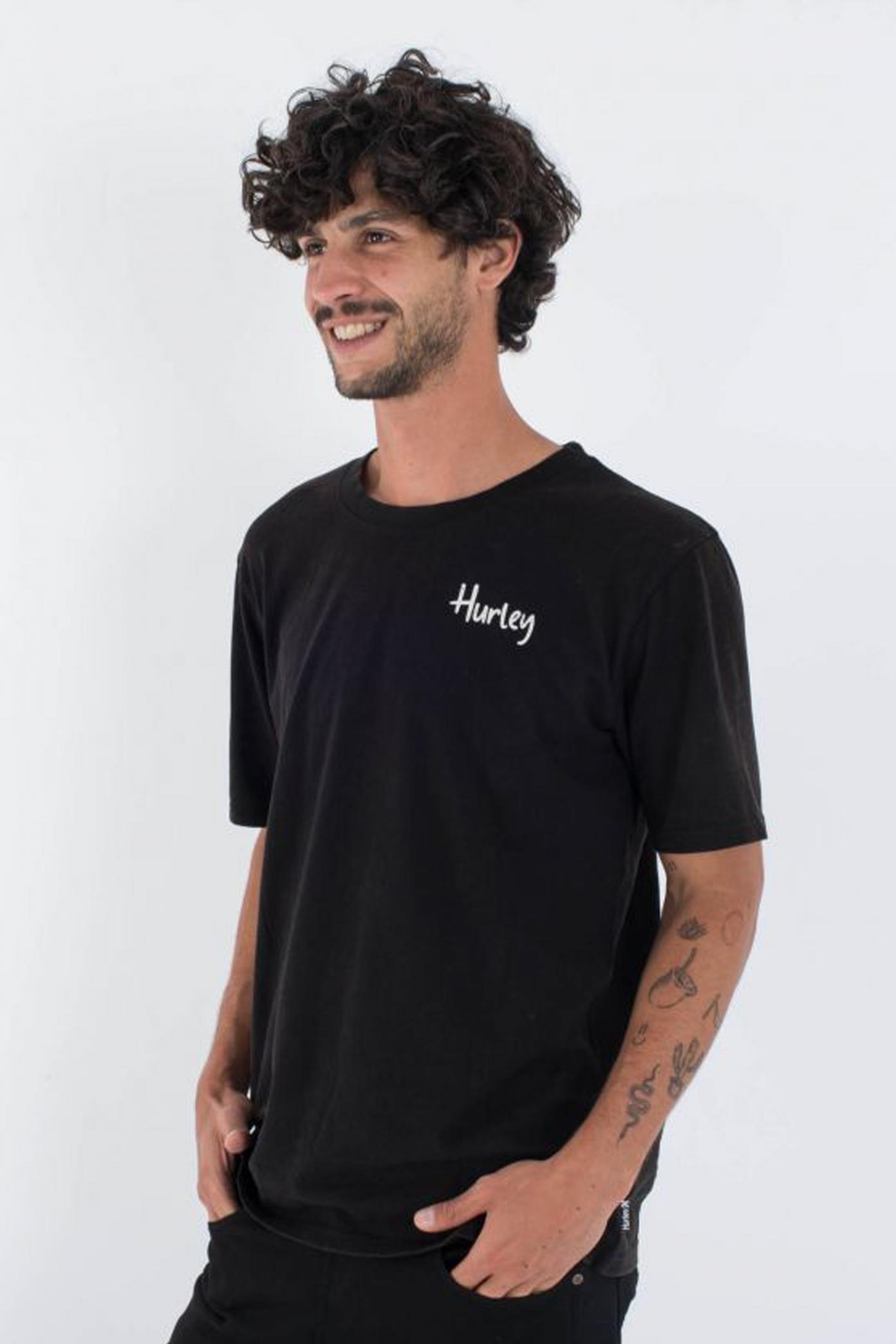 HURLEY M COBRA SS TEE en color NEGRO  (3)