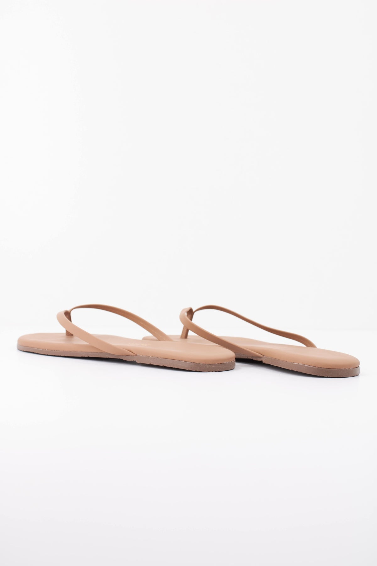 TKEES  SANDALIA PLANA  en color MARRON CLARO  (4)