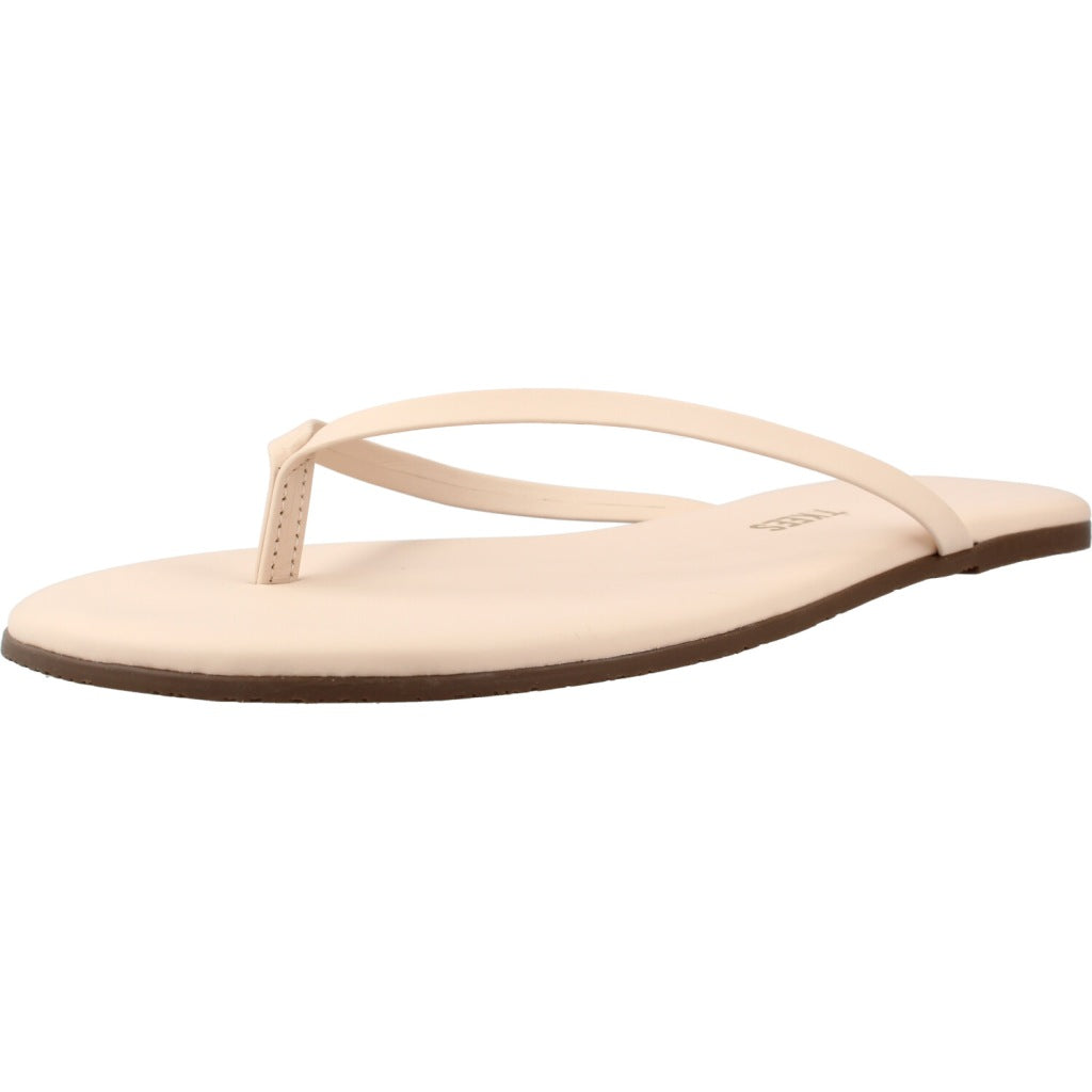 TKEES  SANDALIA PLANA  en color NUDE  (1)