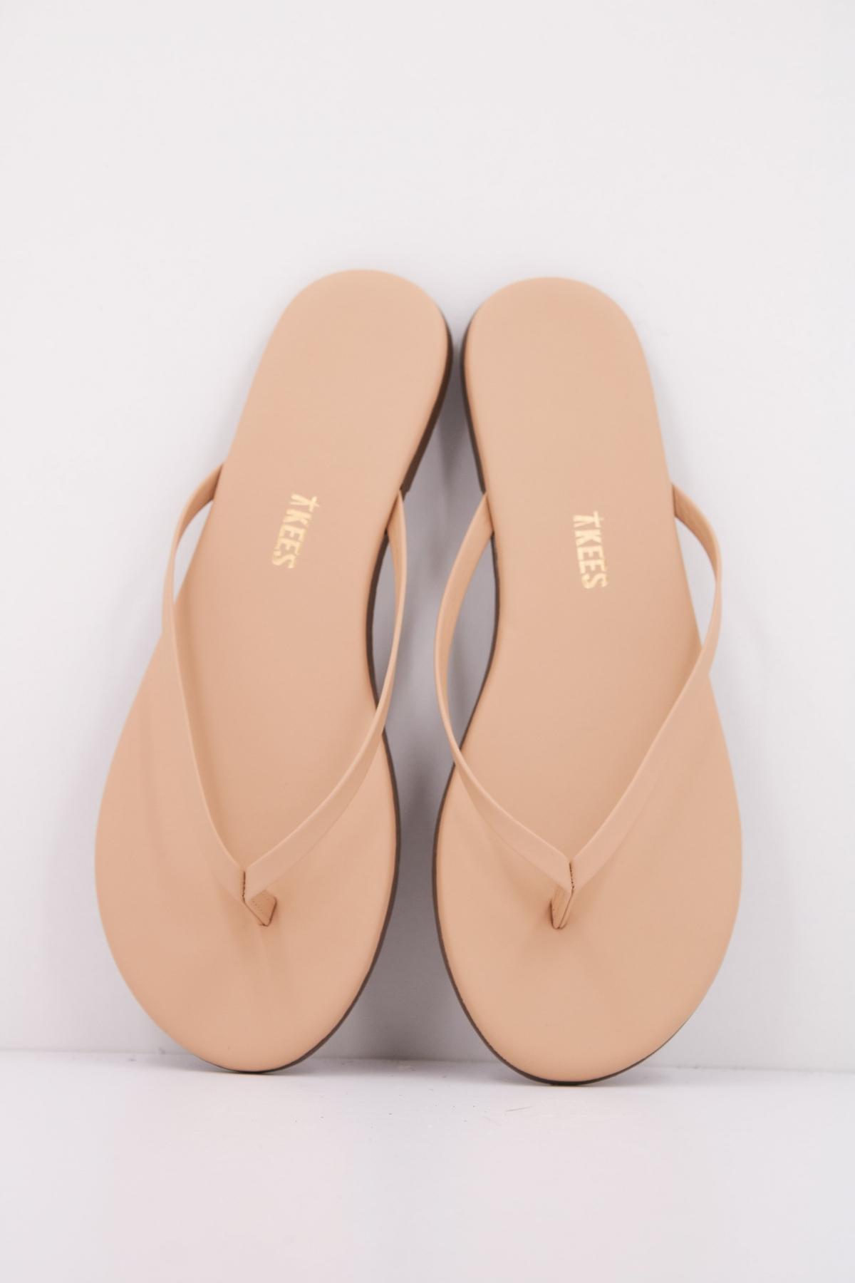 TKEES  SANDALIA PLANA  en color BEIS  (3)