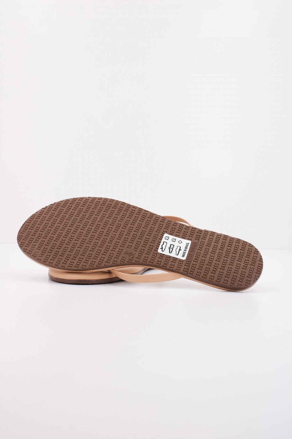 TKEES  SANDALIA PLANA  en color BEIS  (5)