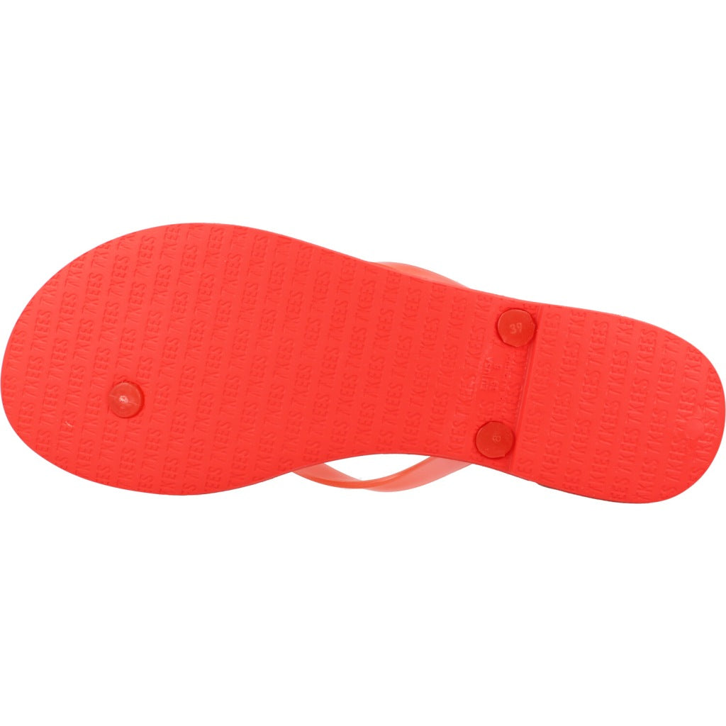 TKEES AQUA  SANDALIA en color ROJO  (6)