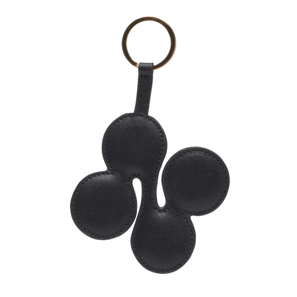 NUNOO LOGO KEYRING FLORENCE en color NEGRO  (3)