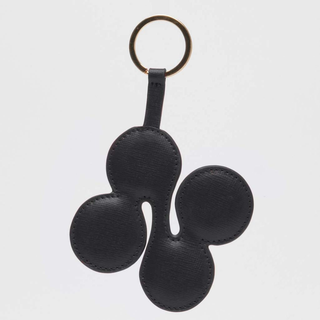 NUNOO LOGO KEYRING FLORENCE en color NEGRO  (4)