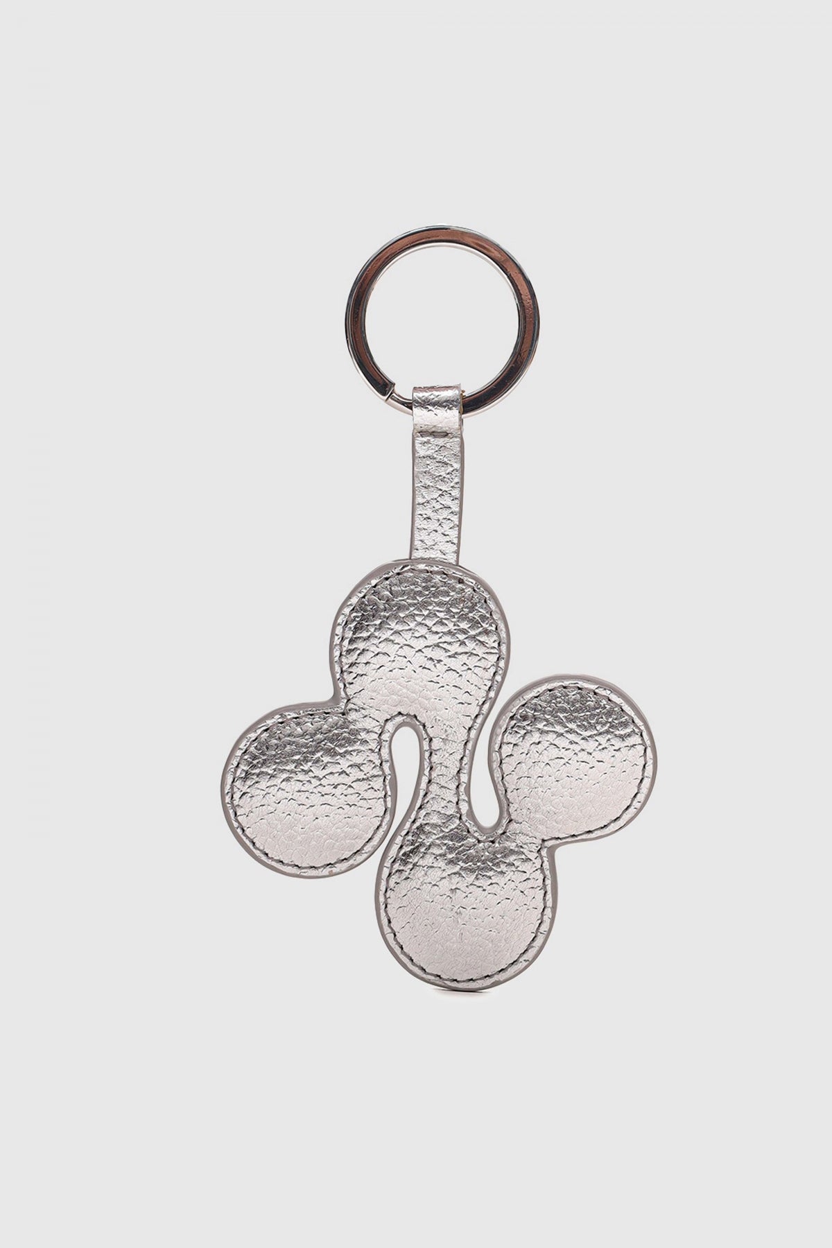 NUNOO SMALL LOGO KEYRING en color PLATA  (1)