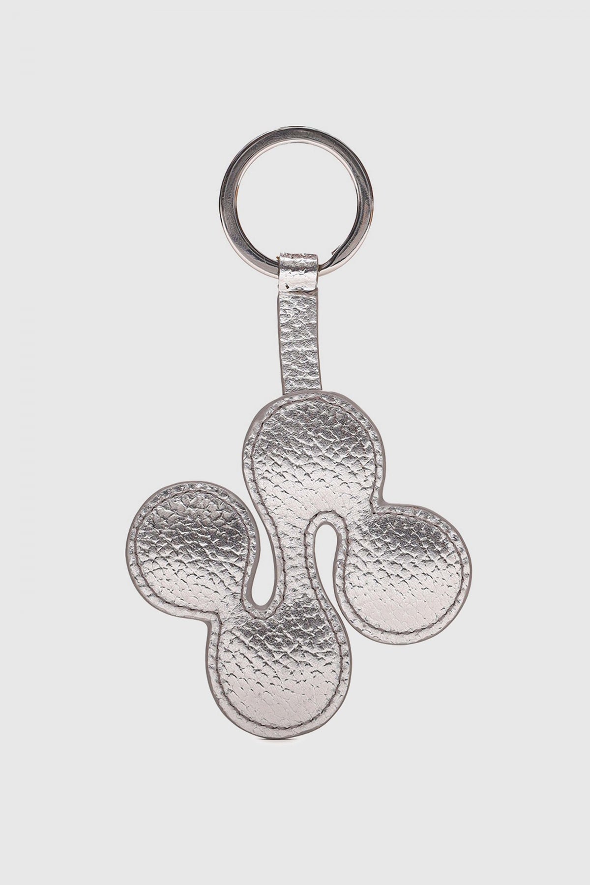 NUNOO SMALL LOGO KEYRING en color PLATA  (2)