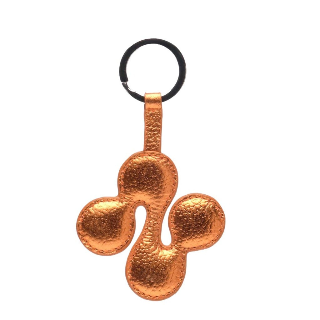 NUNOO SMALL LOGO KEYRING en color NARANJA  (3)