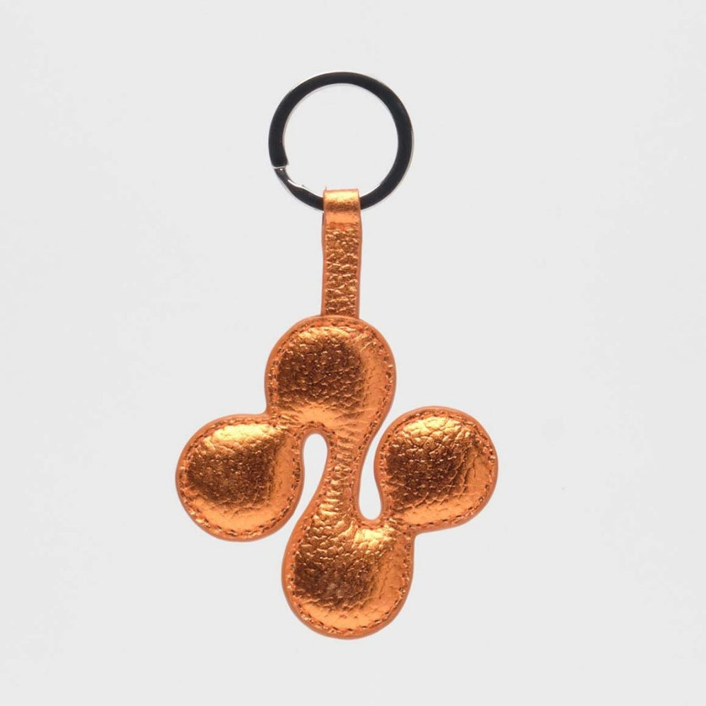 NUNOO SMALL LOGO KEYRING en color NARANJA  (4)