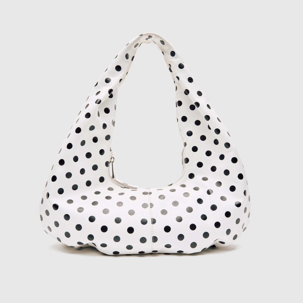NUNOO SMALL ALMA DRAPED POLKA en color BLANCO  (4)