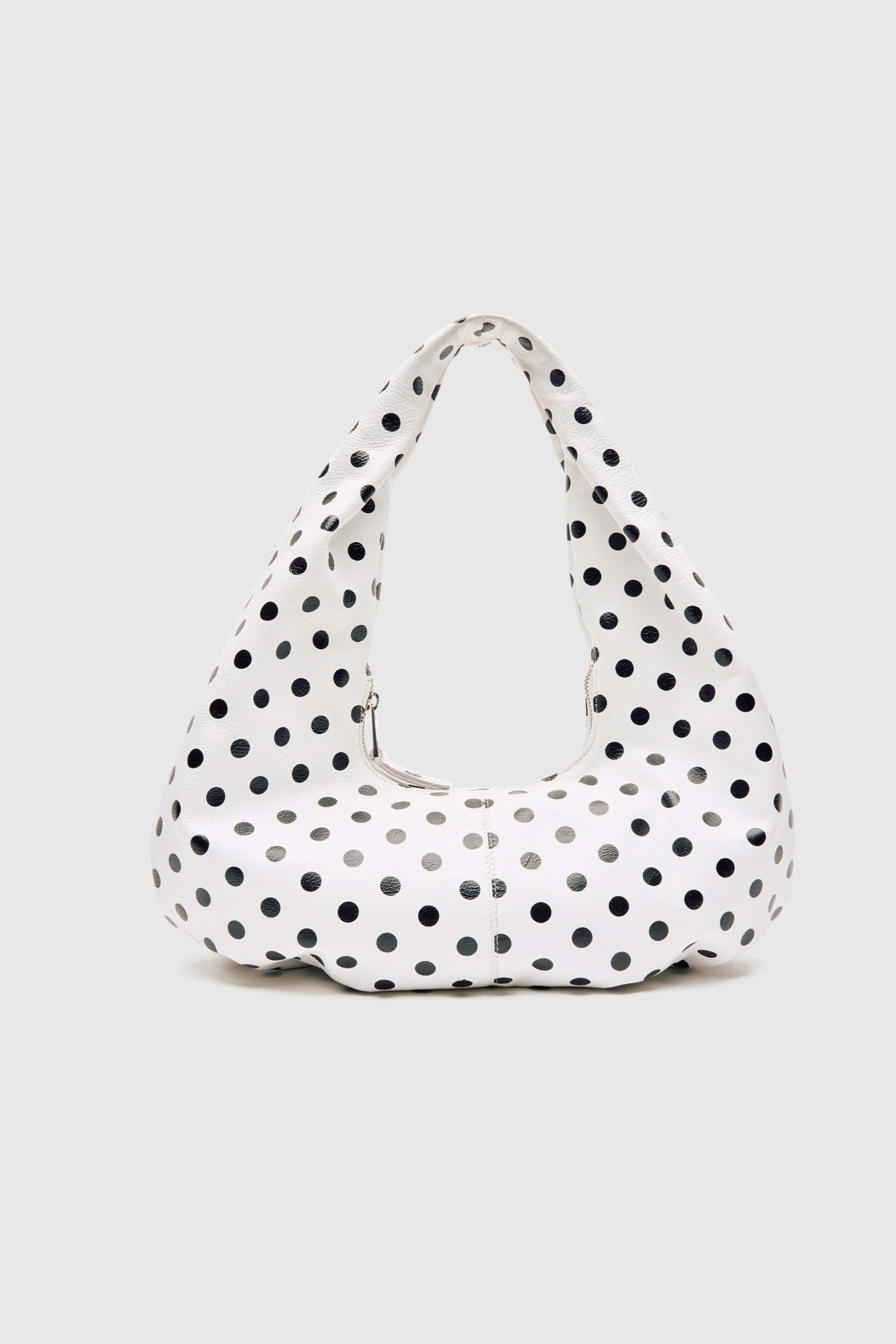 NUNOO SMALL ALMA DRAPED POLKA en color BLANCO  (2)