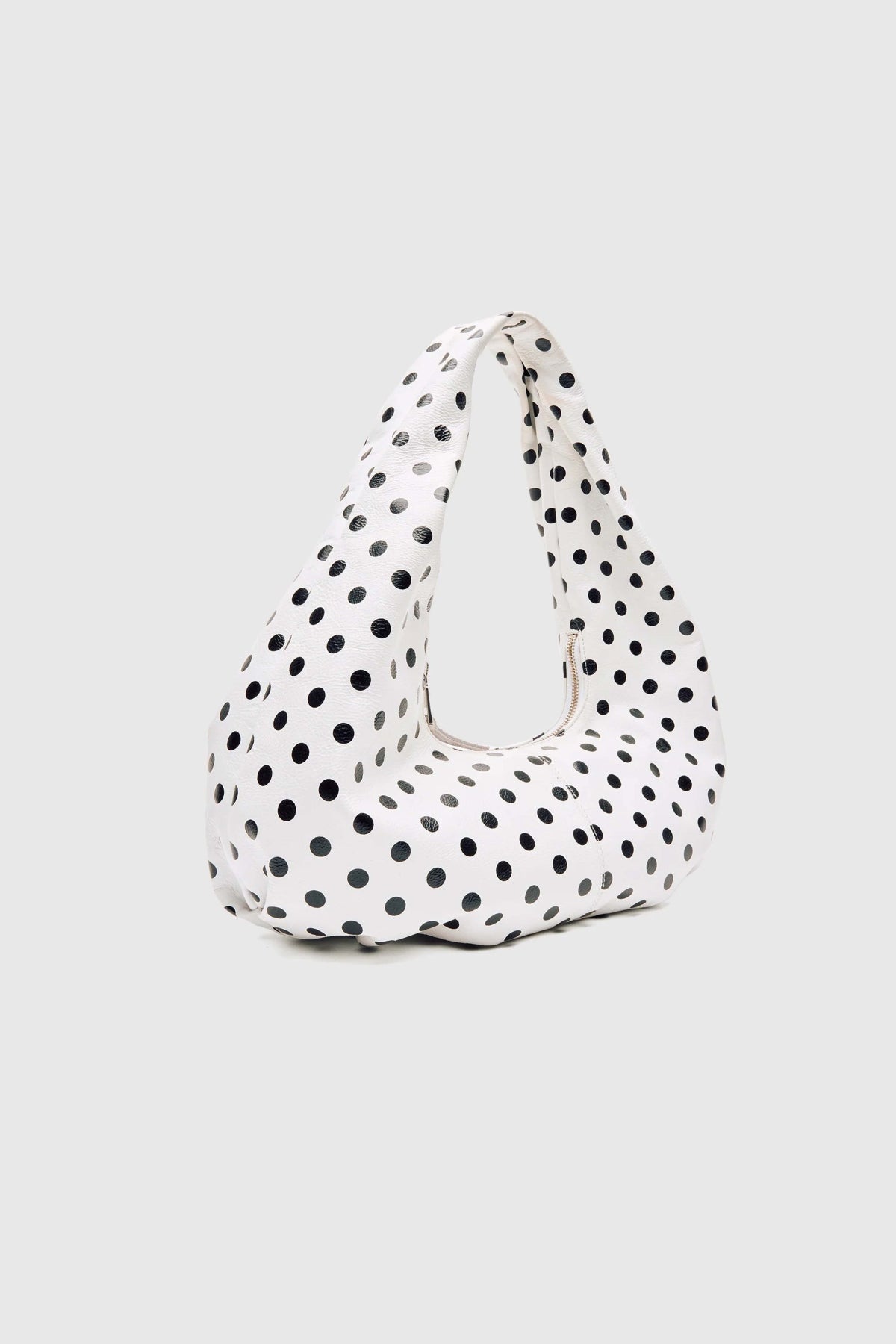 NUNOO SMALL ALMA DRAPED POLKA en color BLANCO  (3)